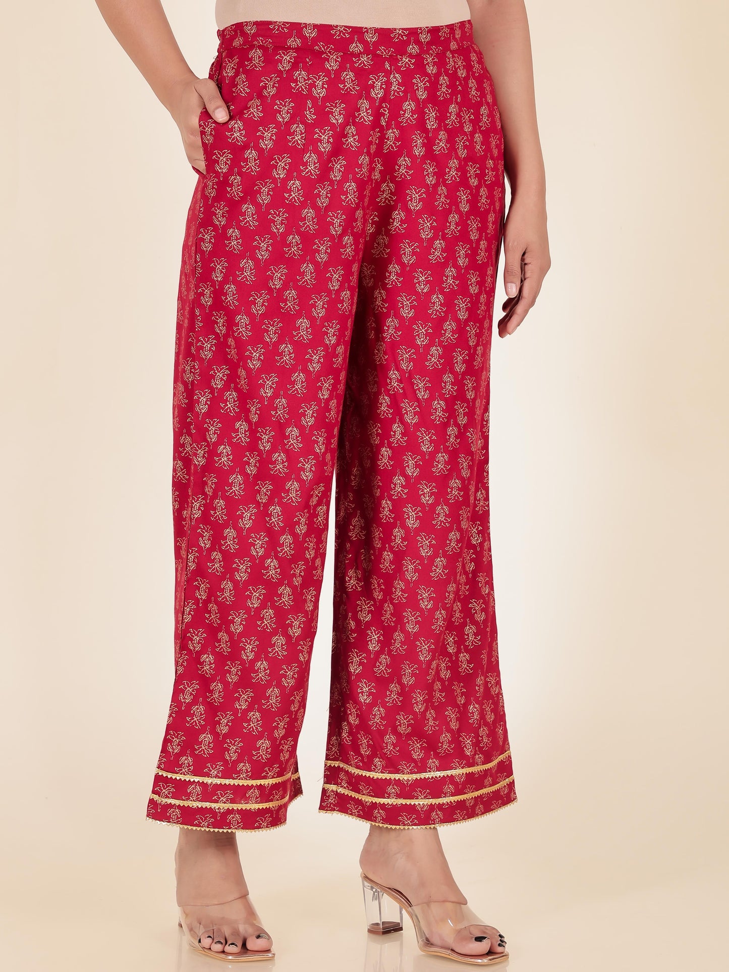 Rayon Gold foil Pant