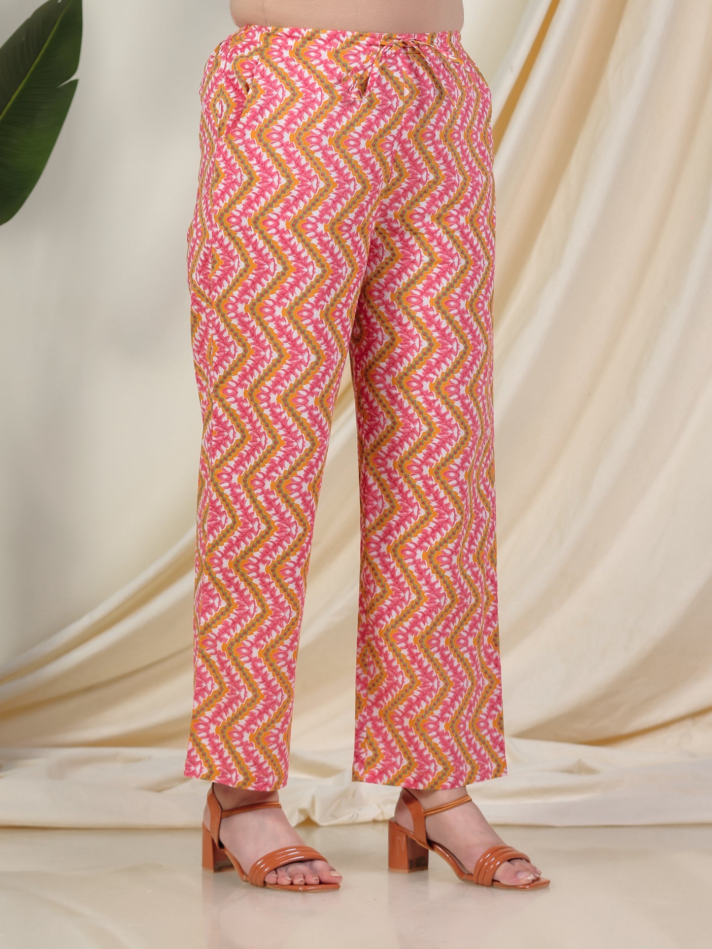 Soft Cotton Floral A-line Yellow Kurta