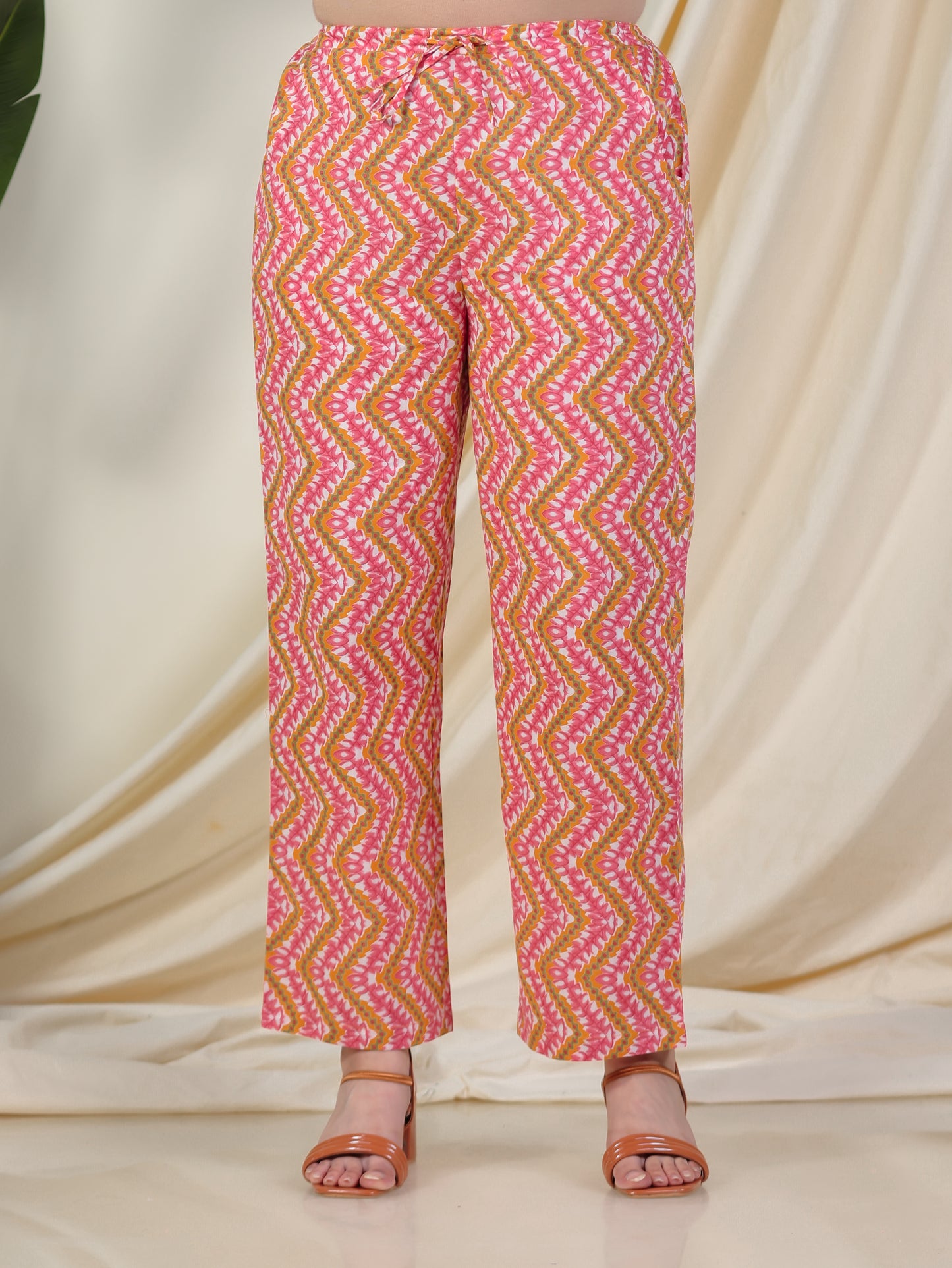 Soft Cotton Floral A-line Yellow Kurta