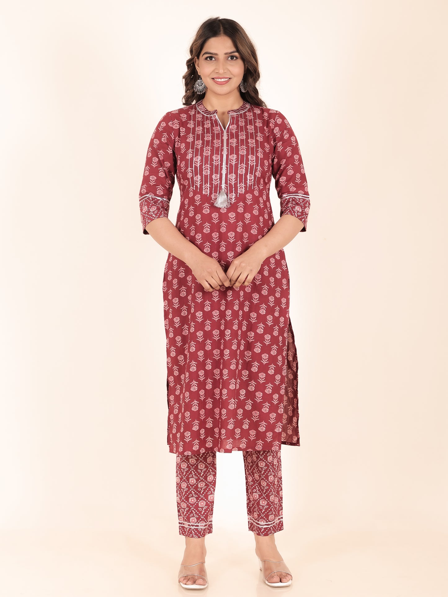 Soft Cotton Block Kurta