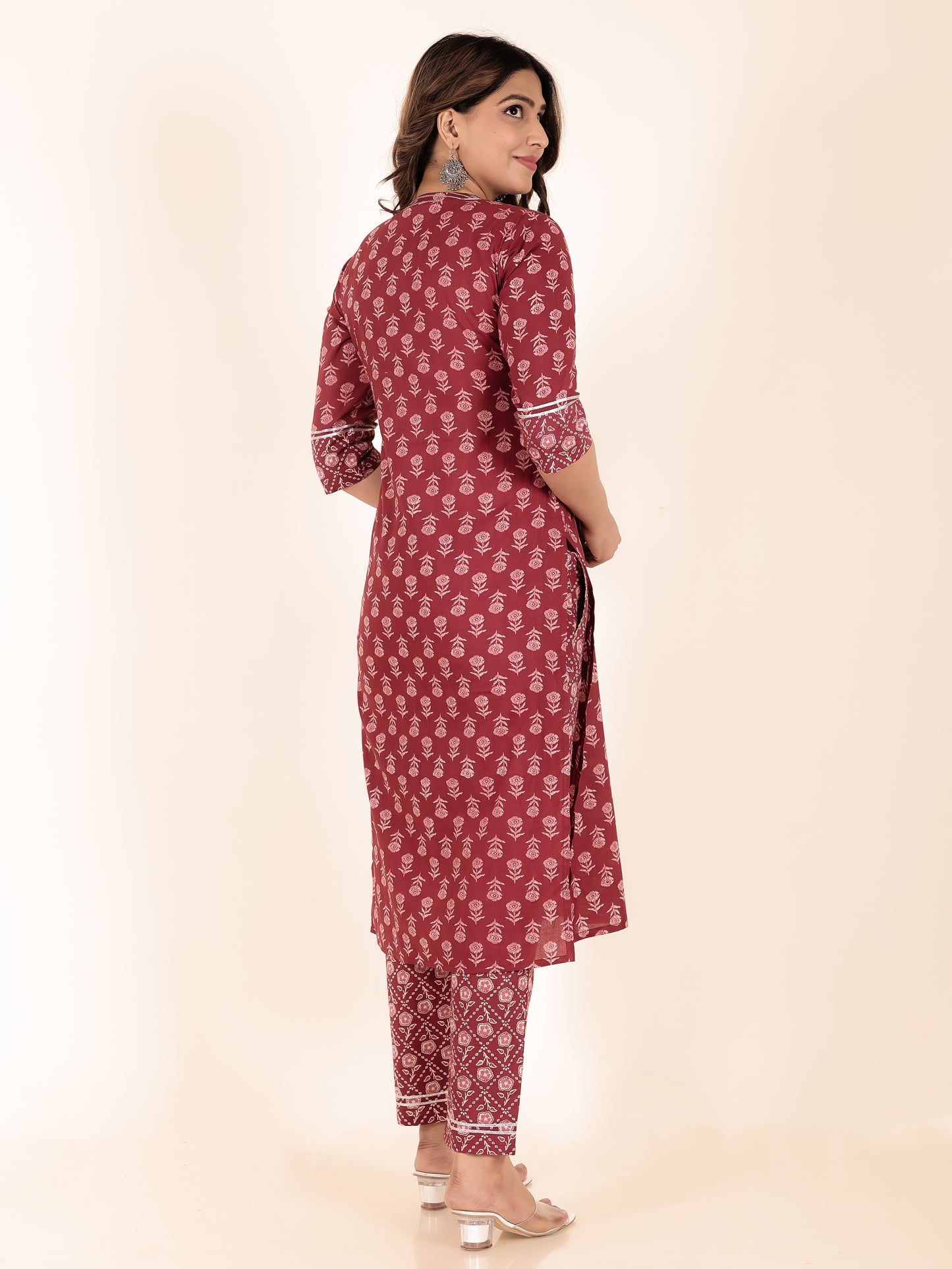 Soft Cotton Block Kurta