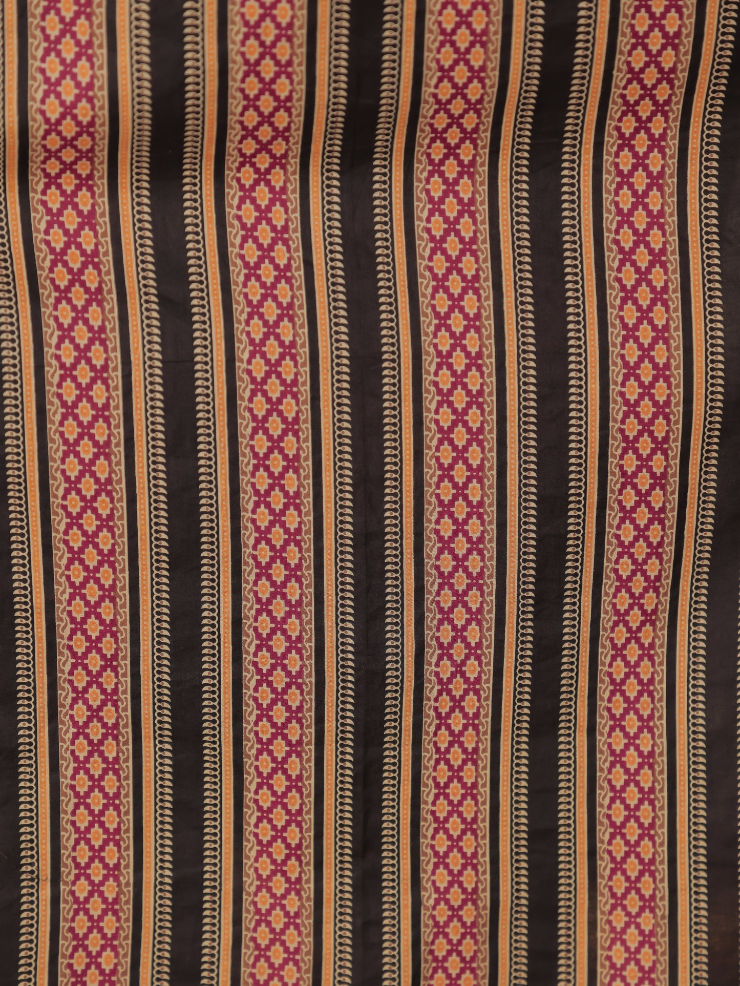 Soft Cotton Striped Straight Black Kurta