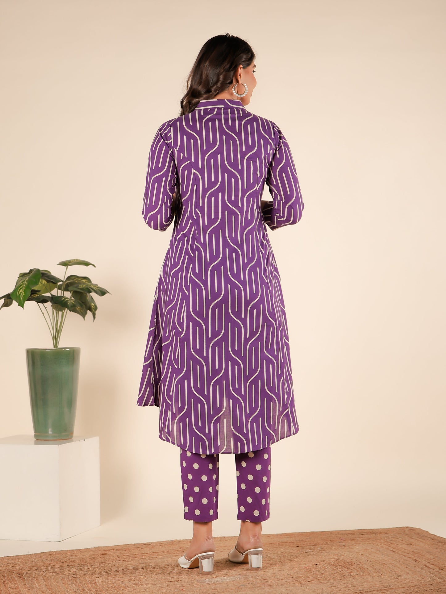 Soft Cotton Abstract Kurta