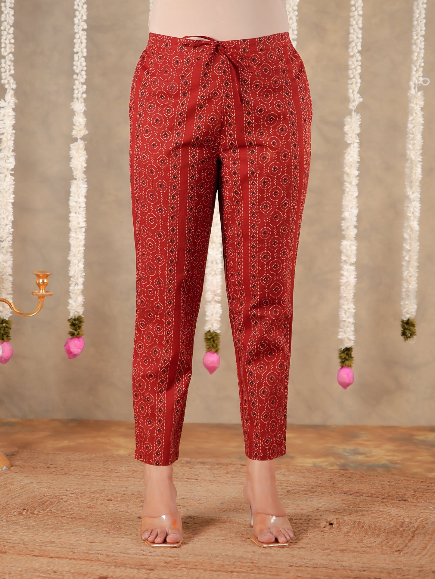 Soft Cotton Bandhani Pant