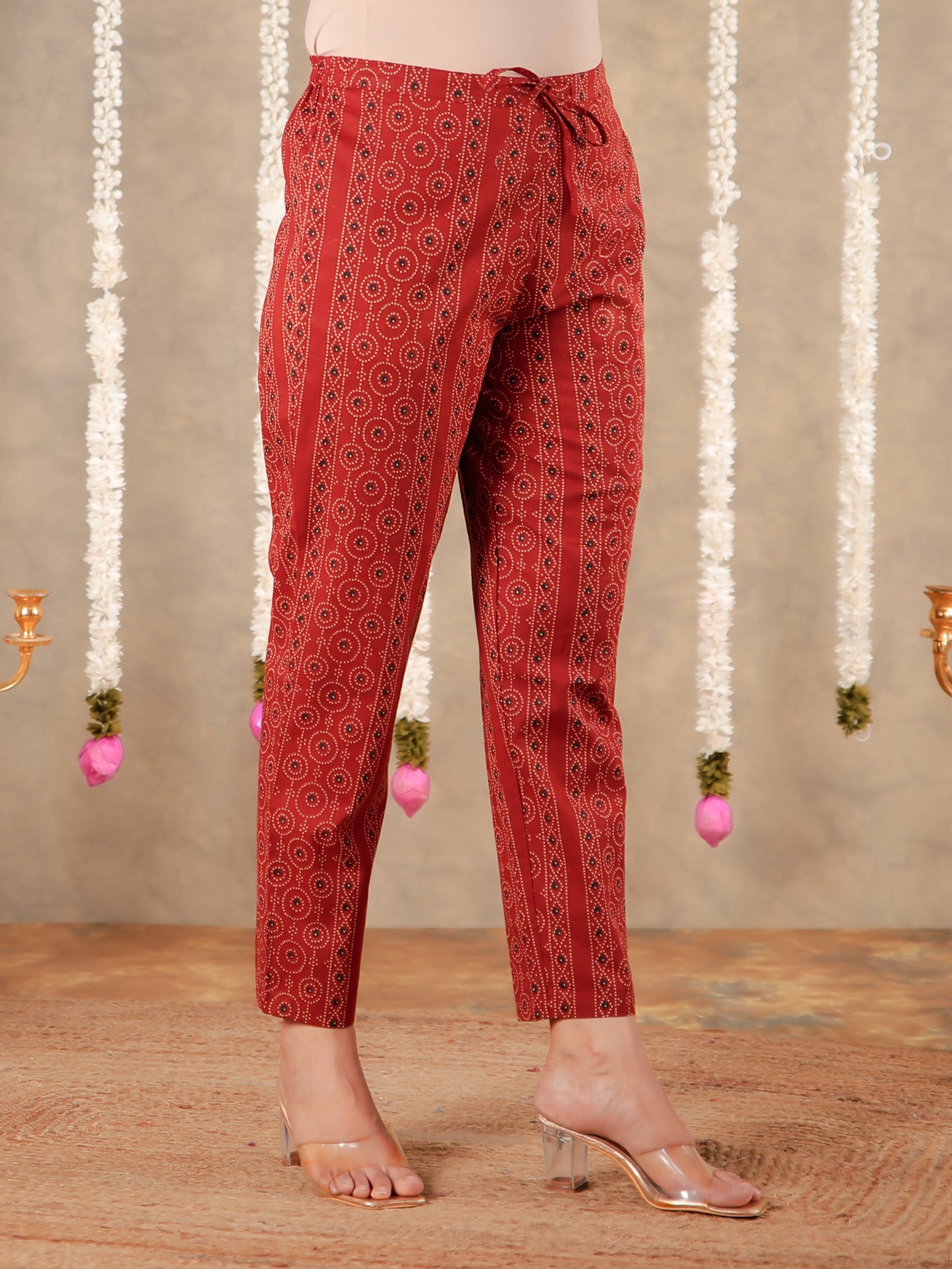 Soft Cotton Bandhani Pant