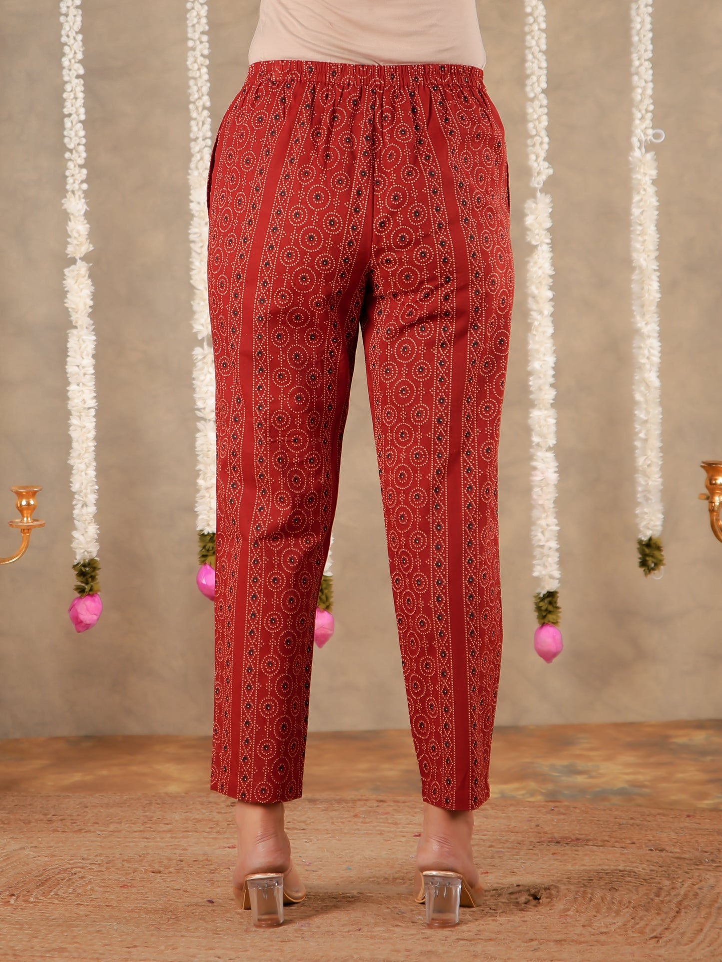 Soft Cotton Bandhani Pant