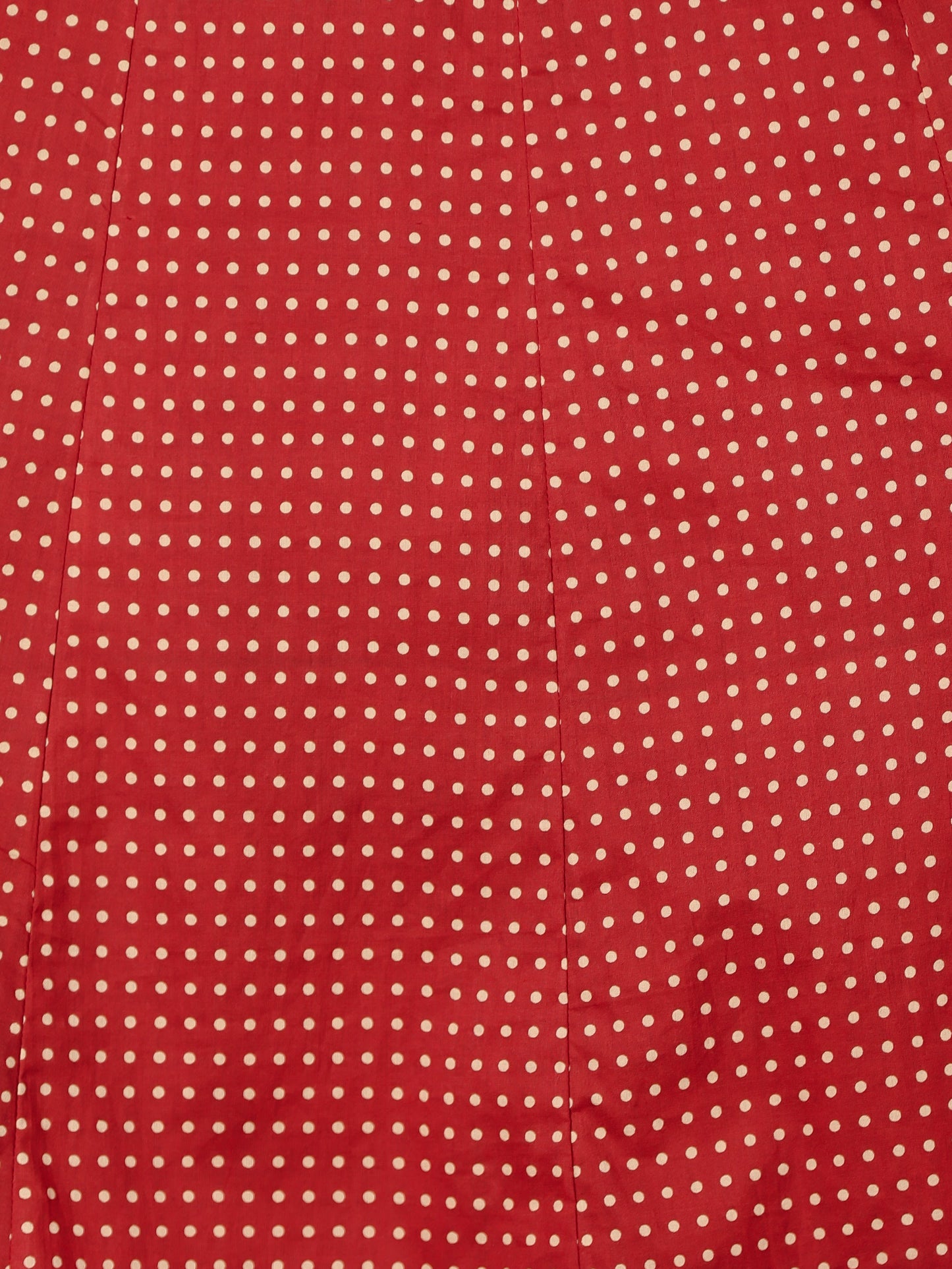 Soft Cotton Polka Anarkali Red Kurta