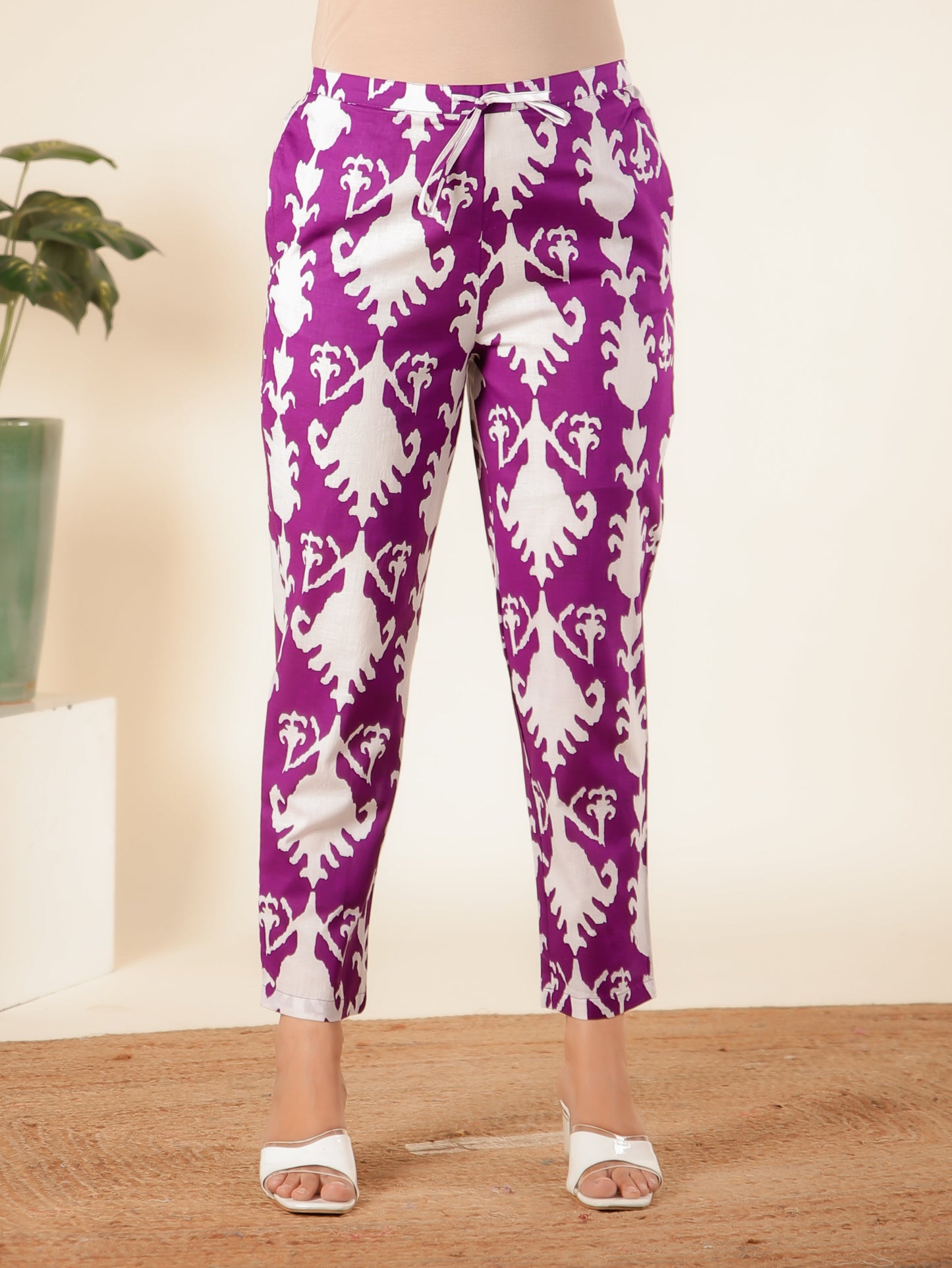 Soft Cotton Ikat Pant