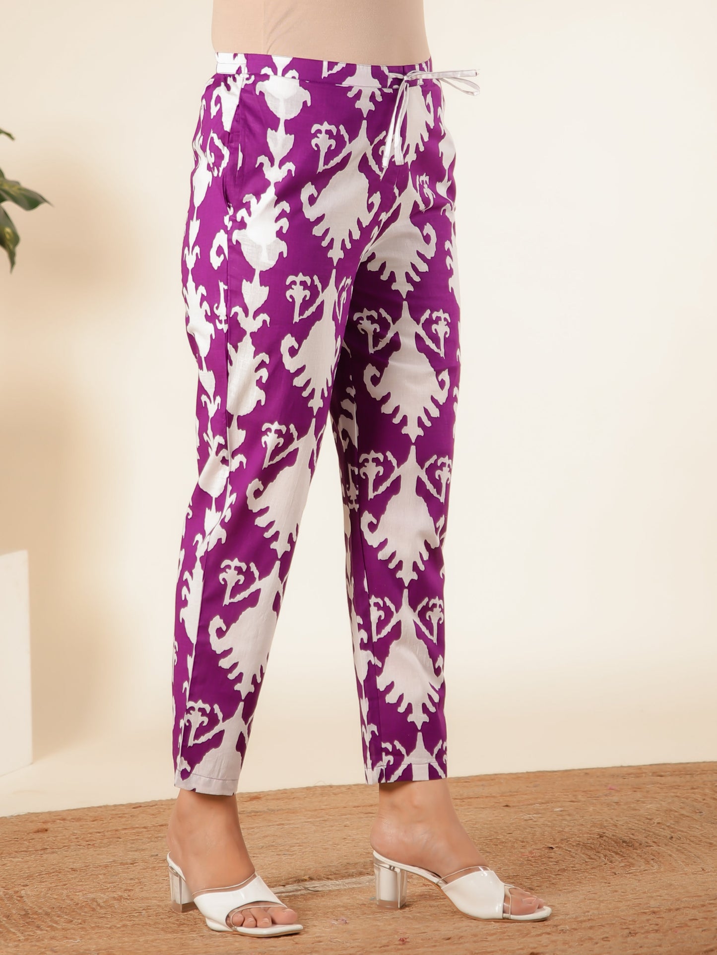 Soft Cotton Ikat Pant