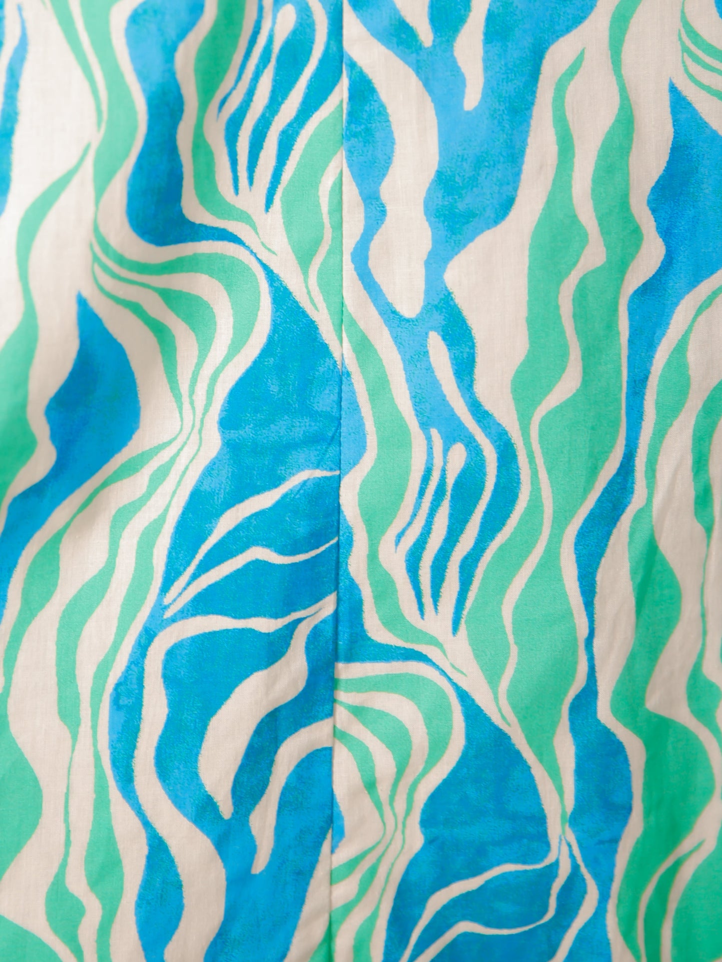 Soft Cotton Abstract Flared Green Kurta