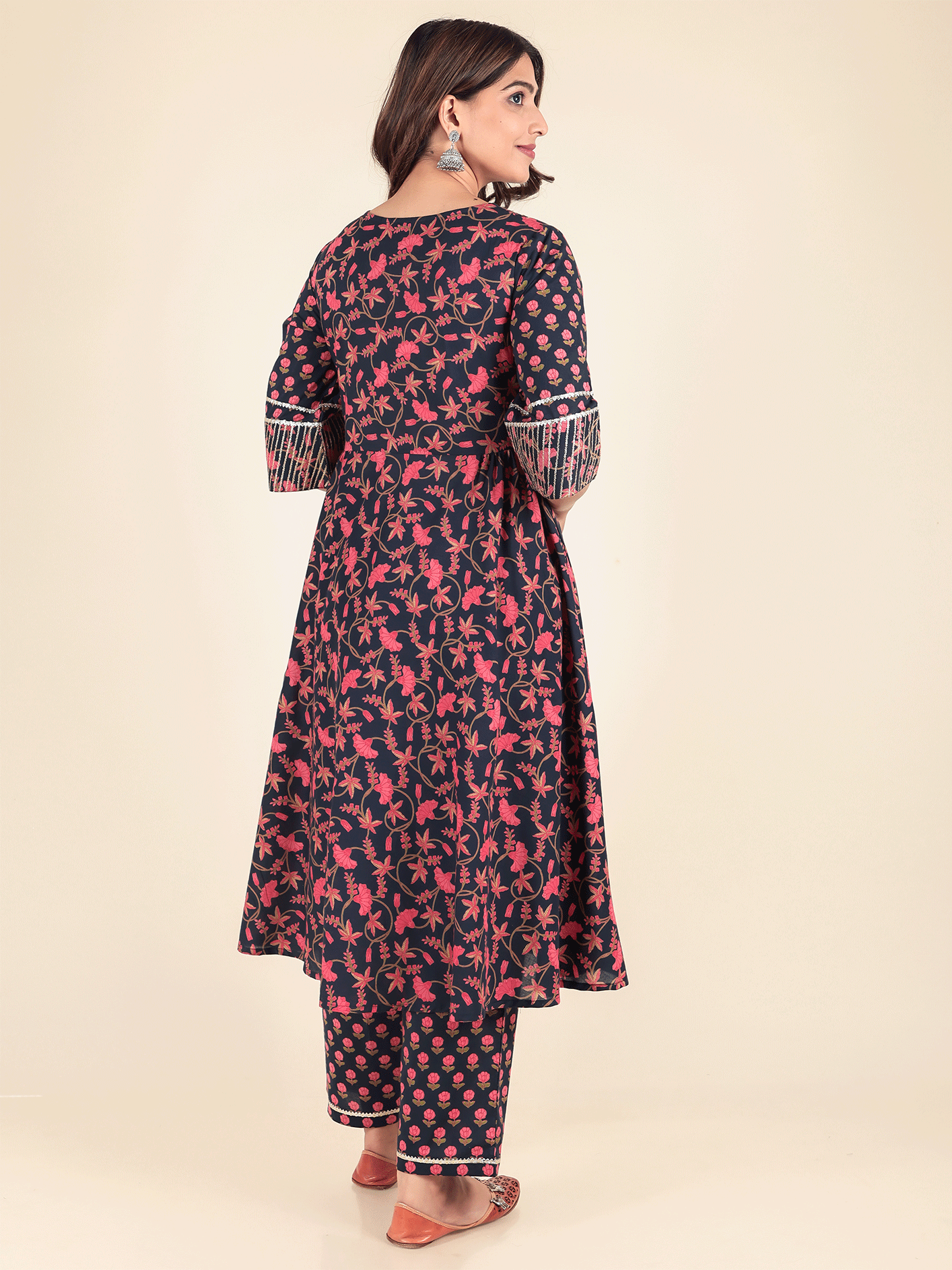 Soft Cotton Floral Kurta