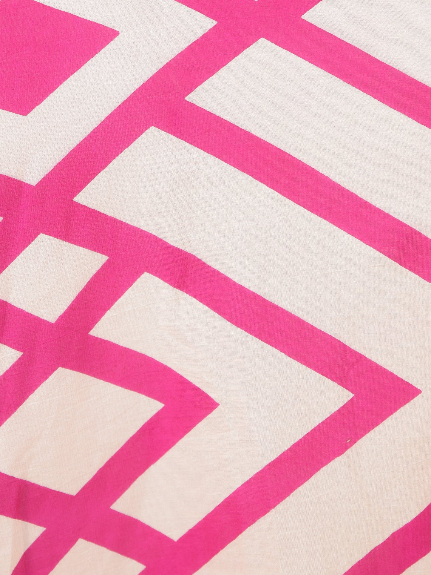 Linen Cotton Solid Straight Pink Kurti