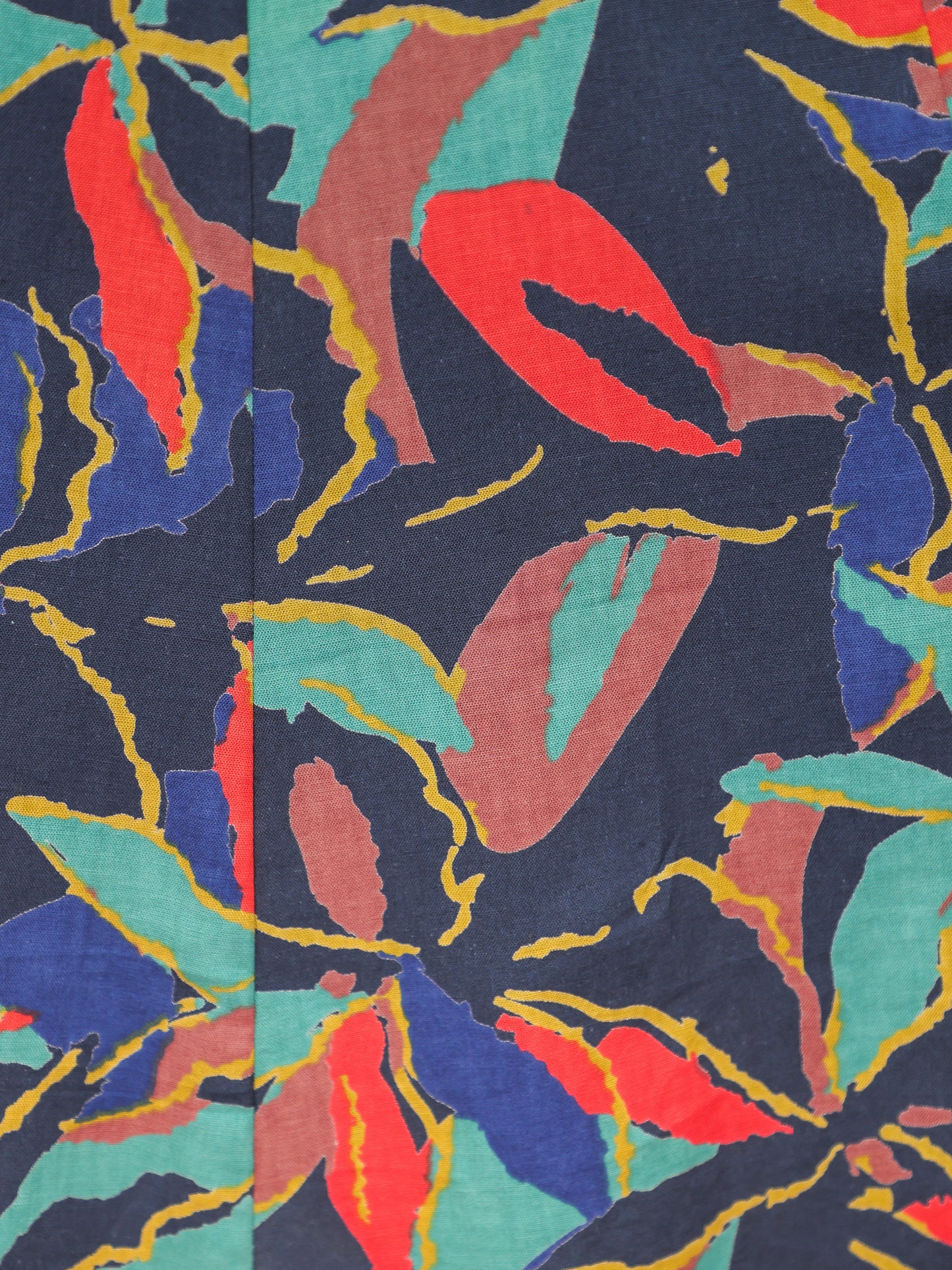 Linen Cotton Abstract Angrakha Multicolor Kurta