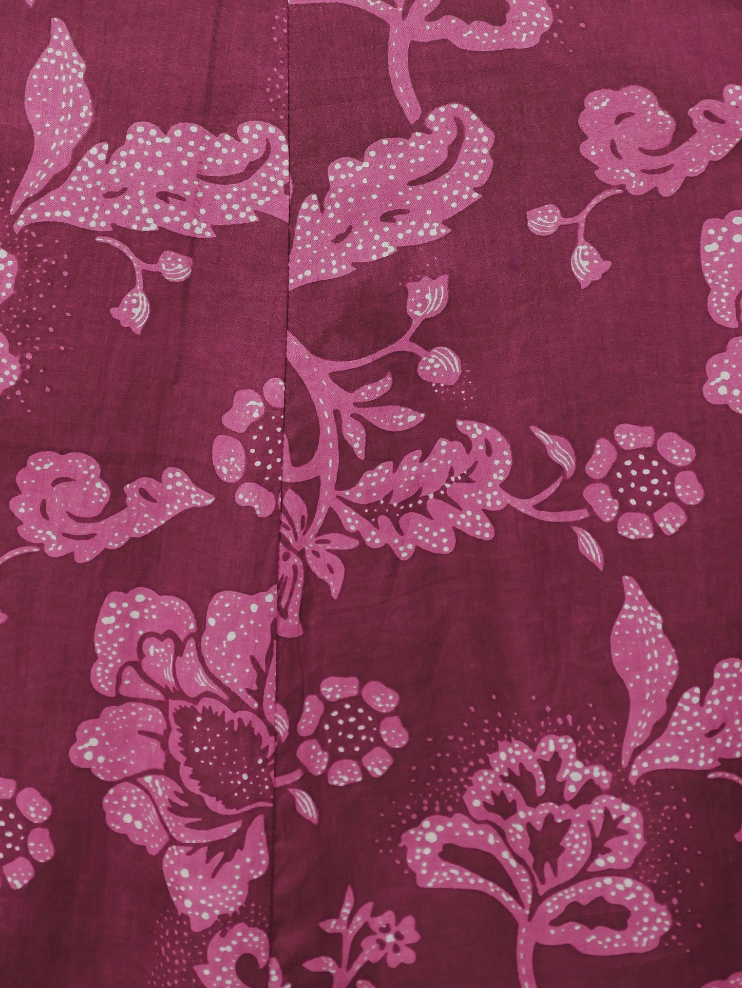 Embroidered Soft Cotton Floral Flared Purple Kurta