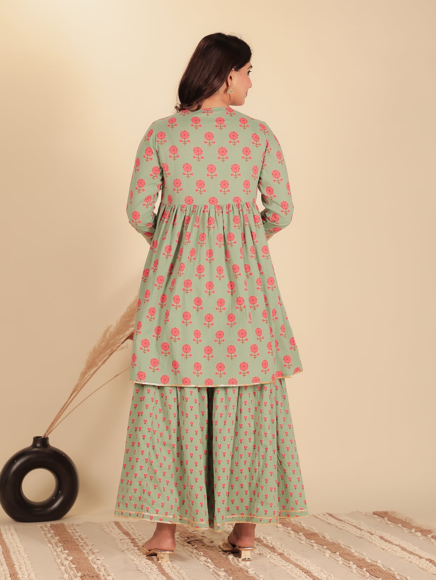 Soft Cotton Butti Kurta