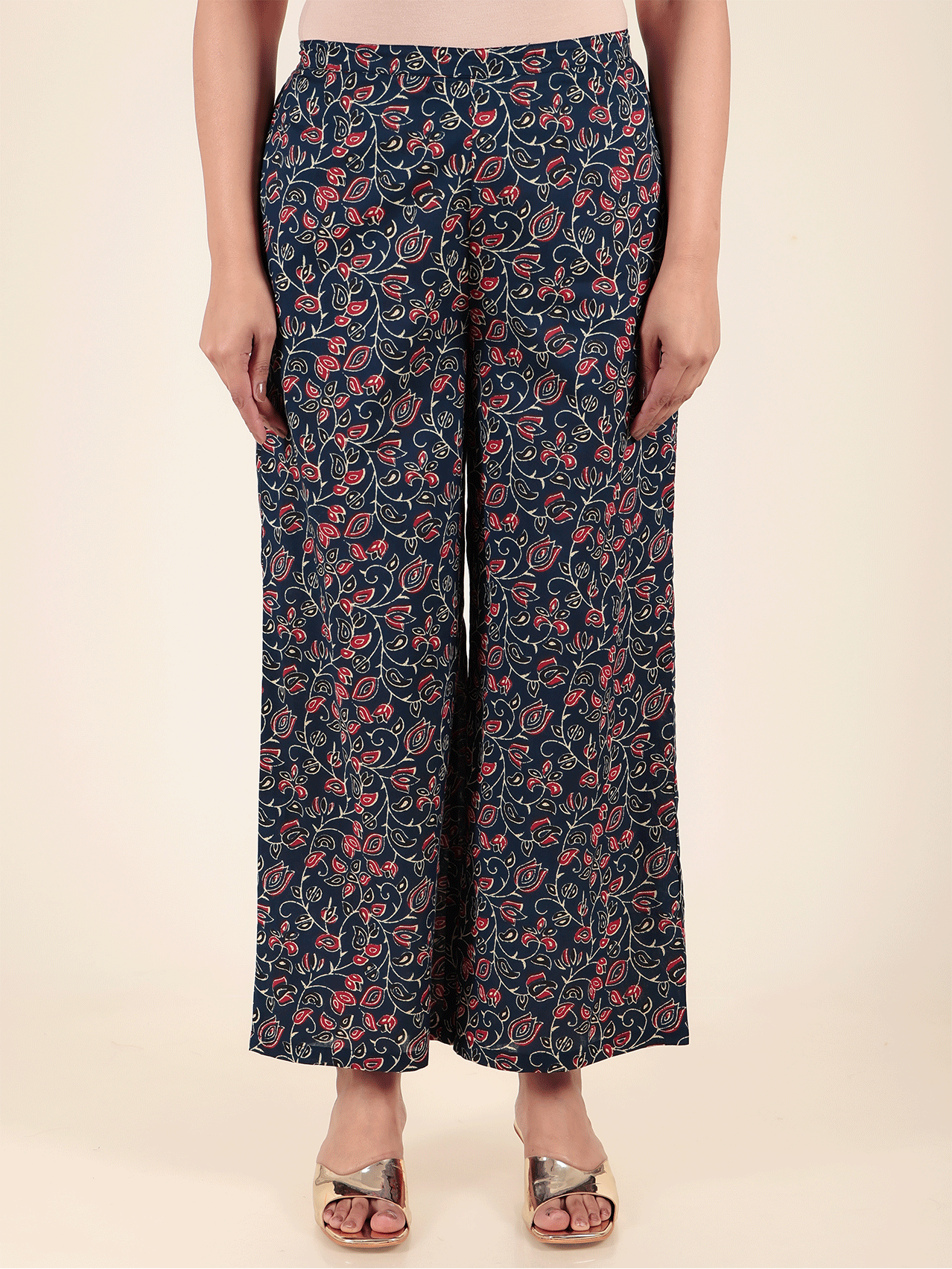 Soft Cotton Floral Palazzo