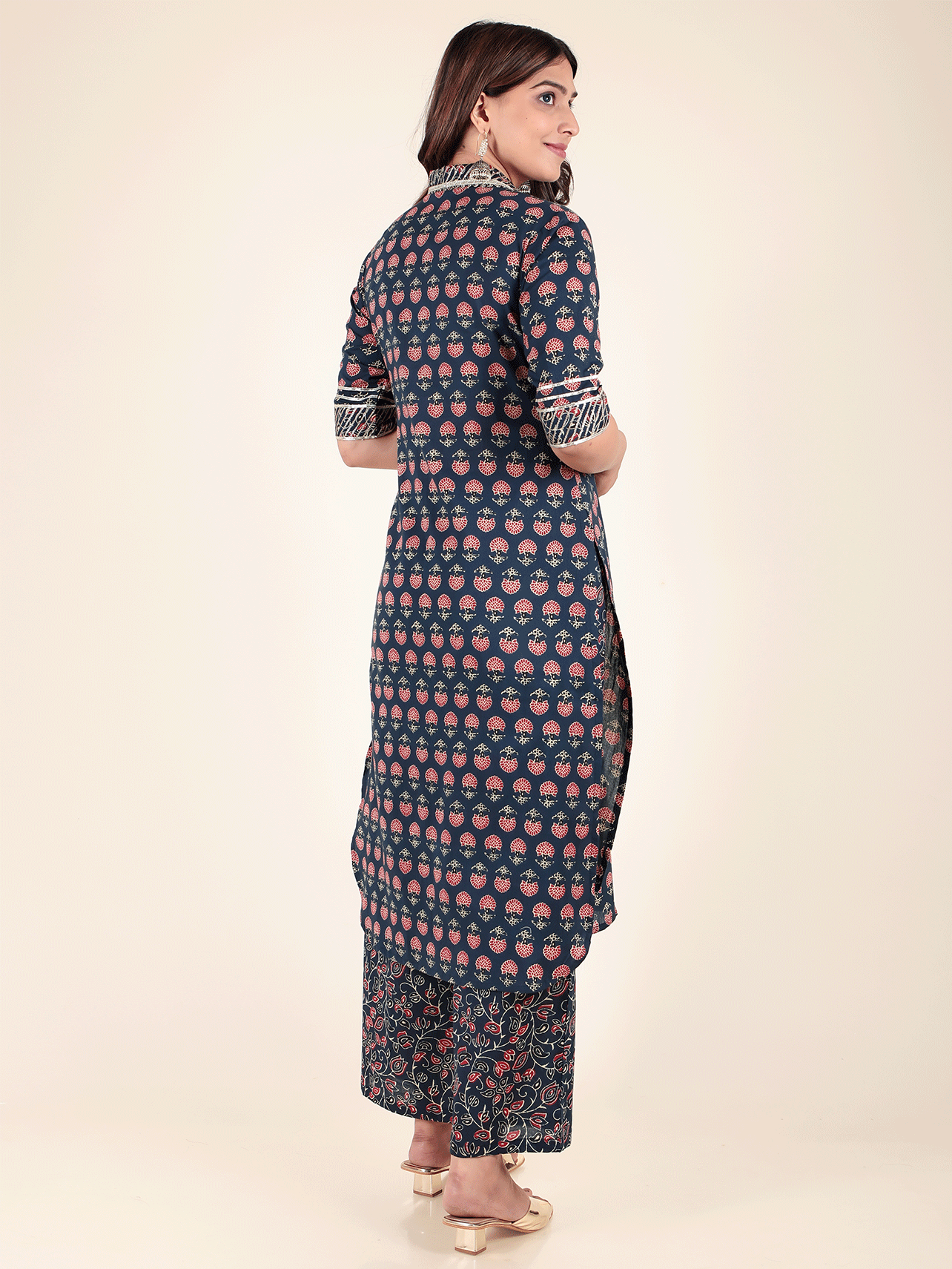 Soft Cotton Floral Kurta