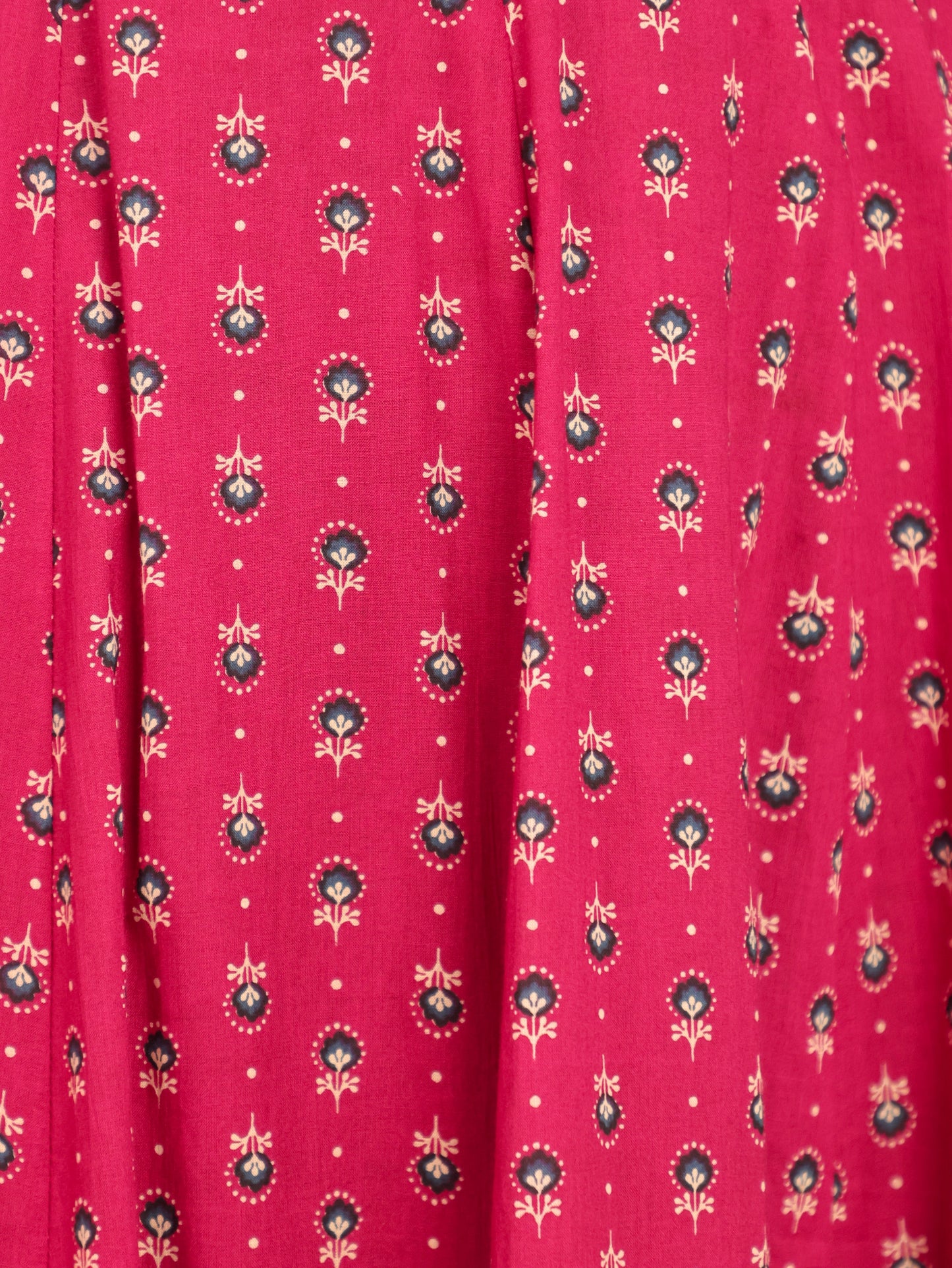 Soft Cotton Butti Anarkali Pink Kurta