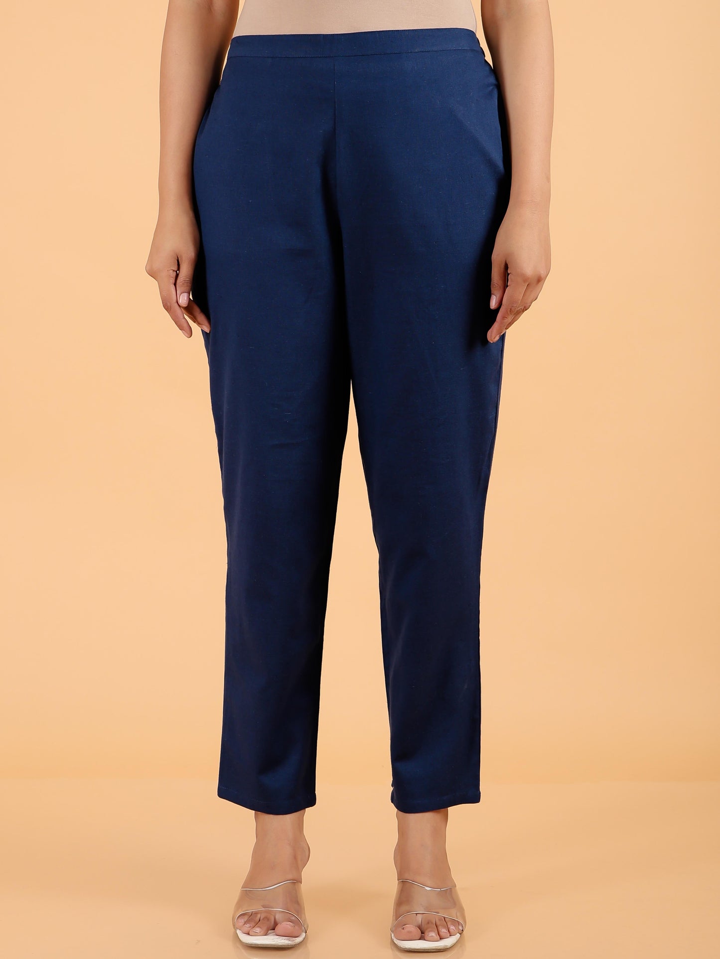 Linen Cotton Solid Pant