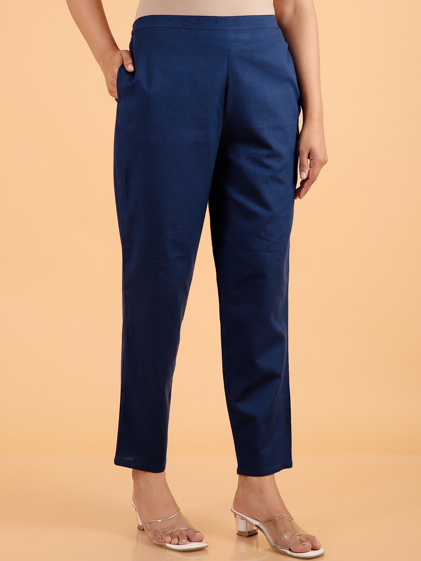 Linen Cotton Solid Pant