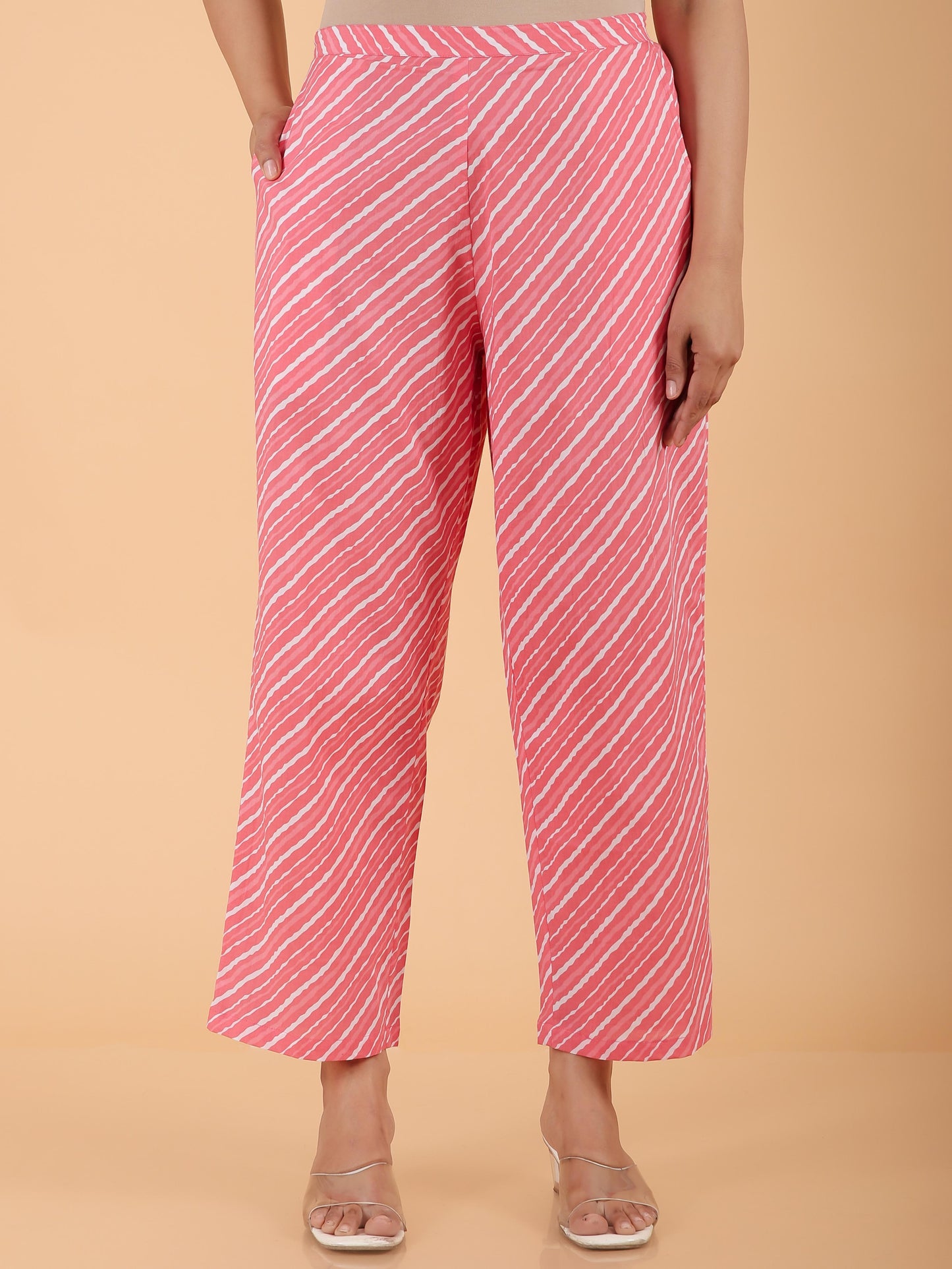 Soft Cotton Striped Pant