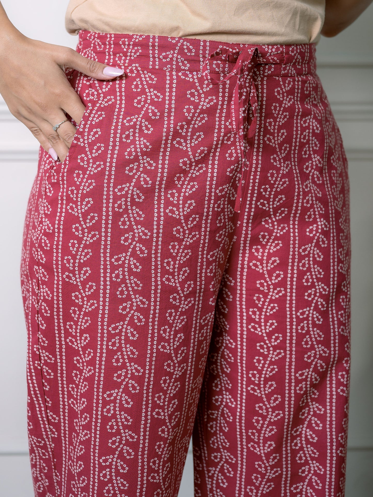 Embroidered Soft Cotton Floral Anarkali Maroon Kurta
