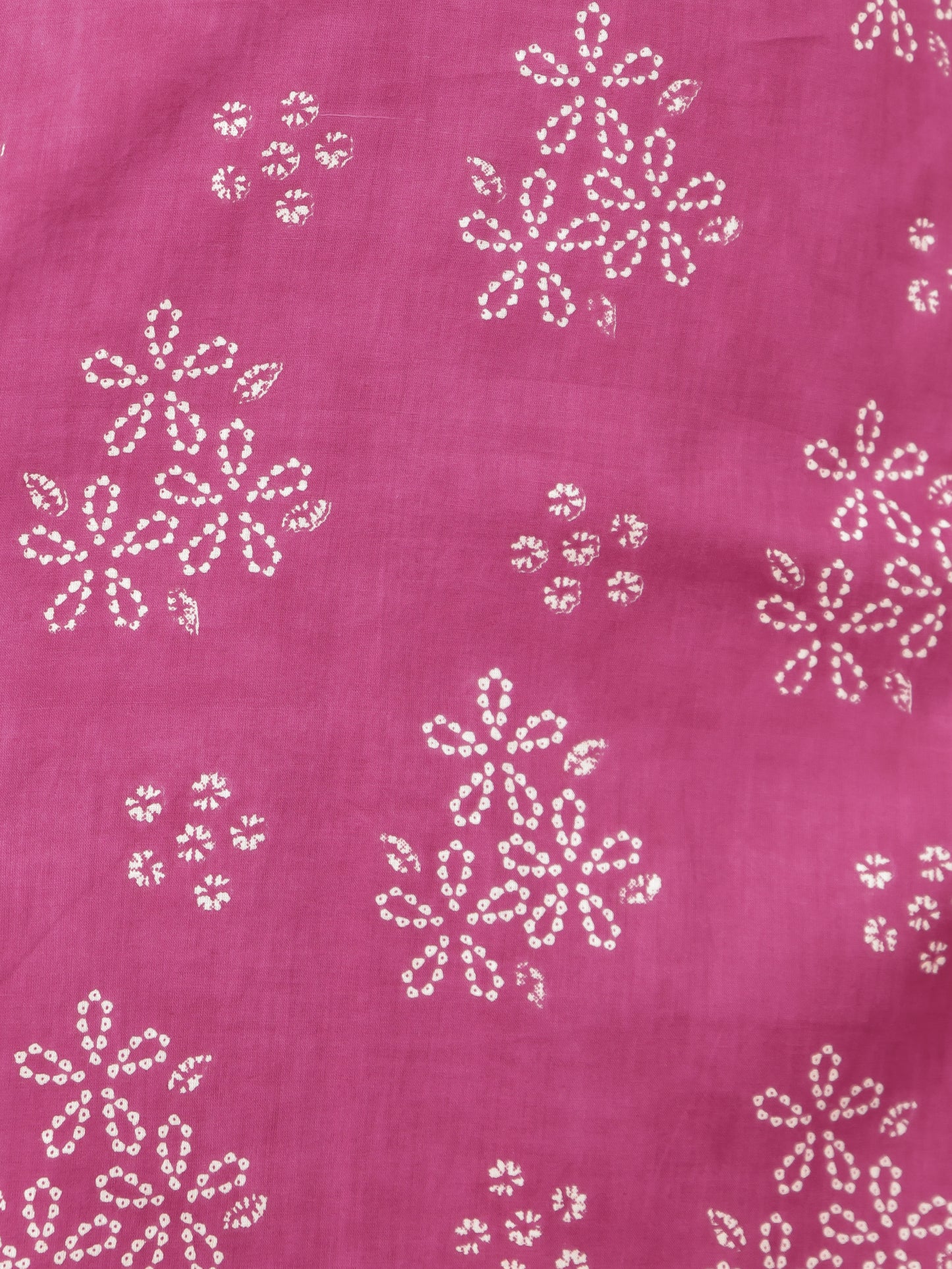 Embroidered Soft Cotton Floral Straight Pink Kurta