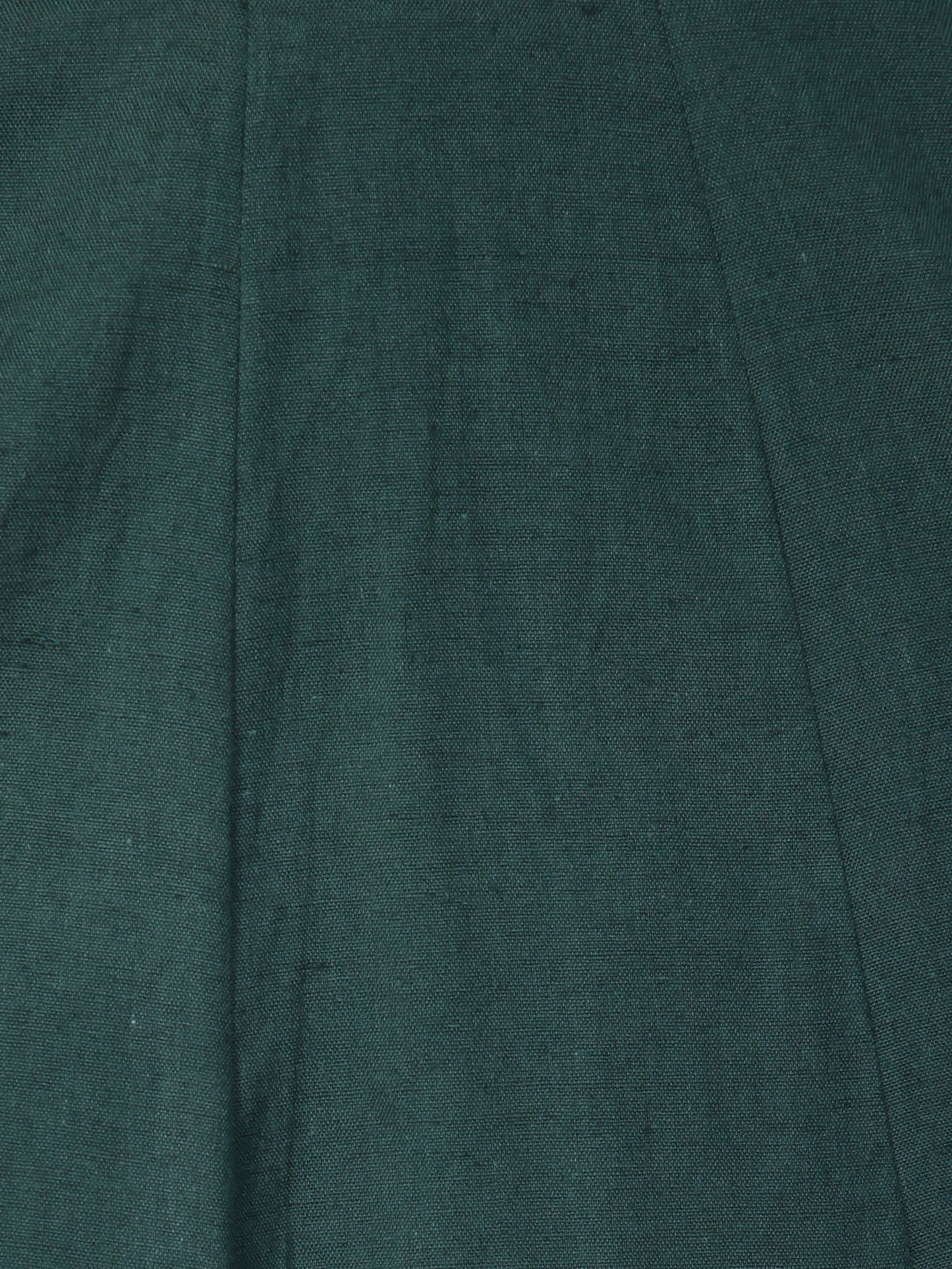 Embroidered Linen Cotton Solid Green Kurta