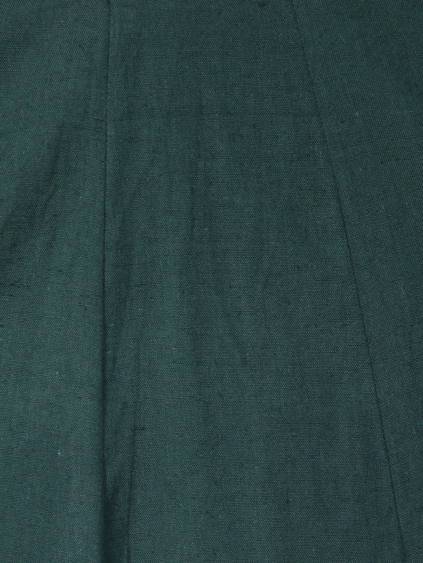 Embroidered Linen Cotton Solid Green Kurta