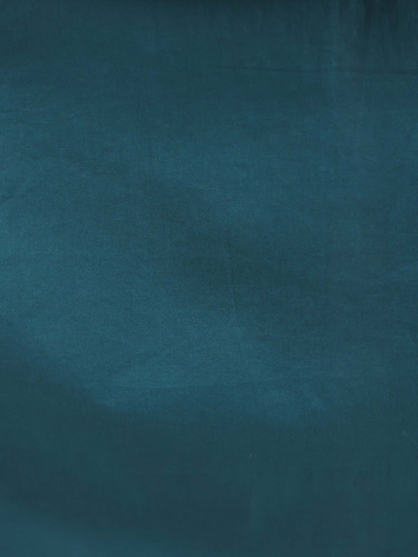 Embroidered Soft Cotton Solid A-line Teal Kurta