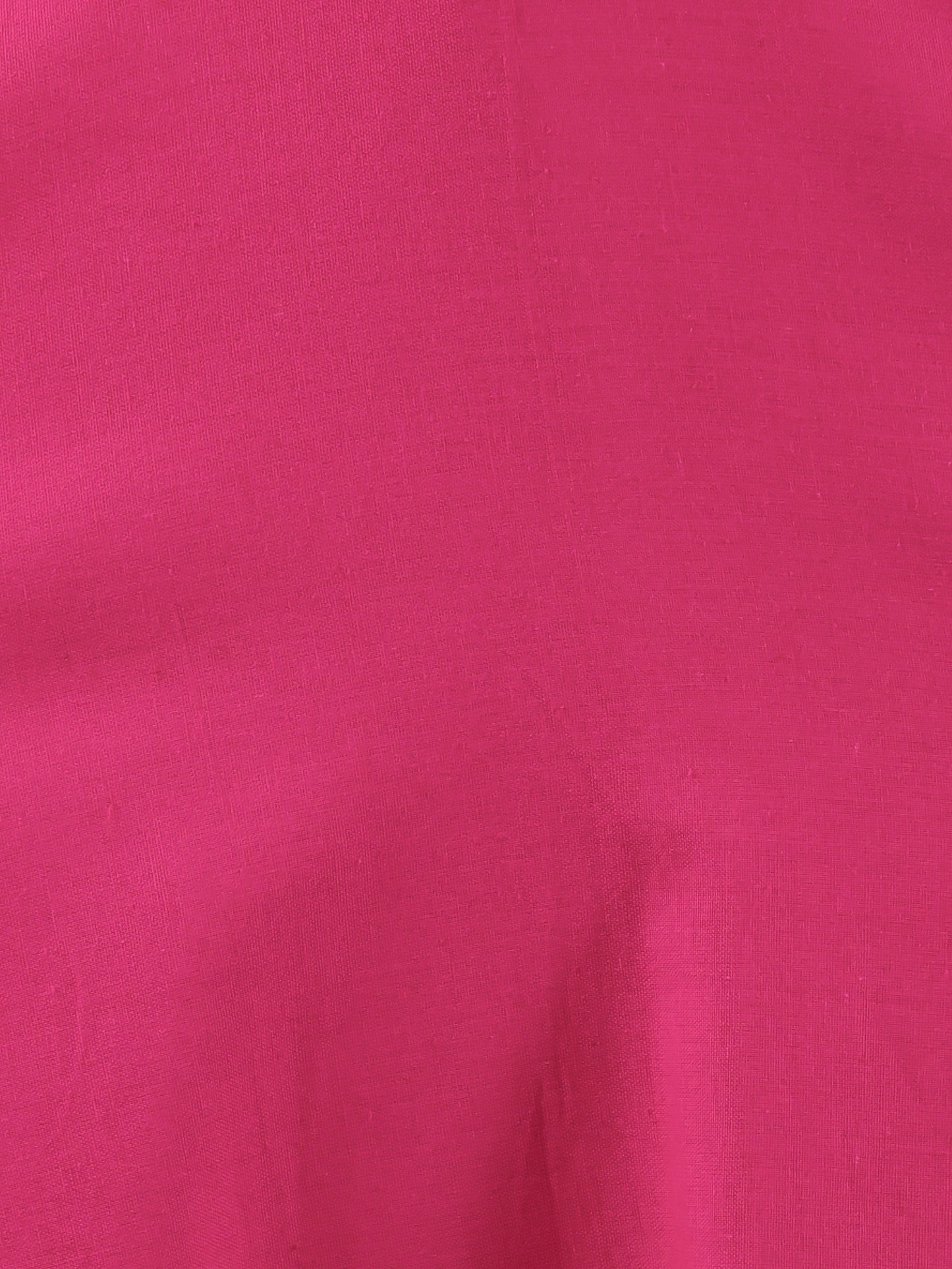 Embroidered Linen Cotton Solid Anarkali Pink Kurta
