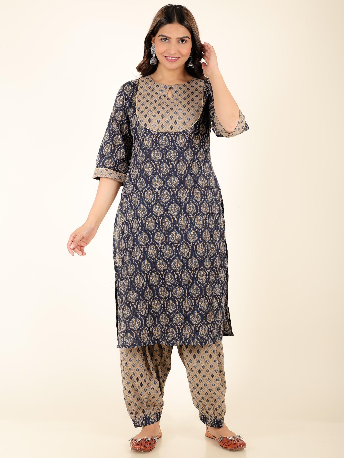 Soft Cotton Paisley Kurta