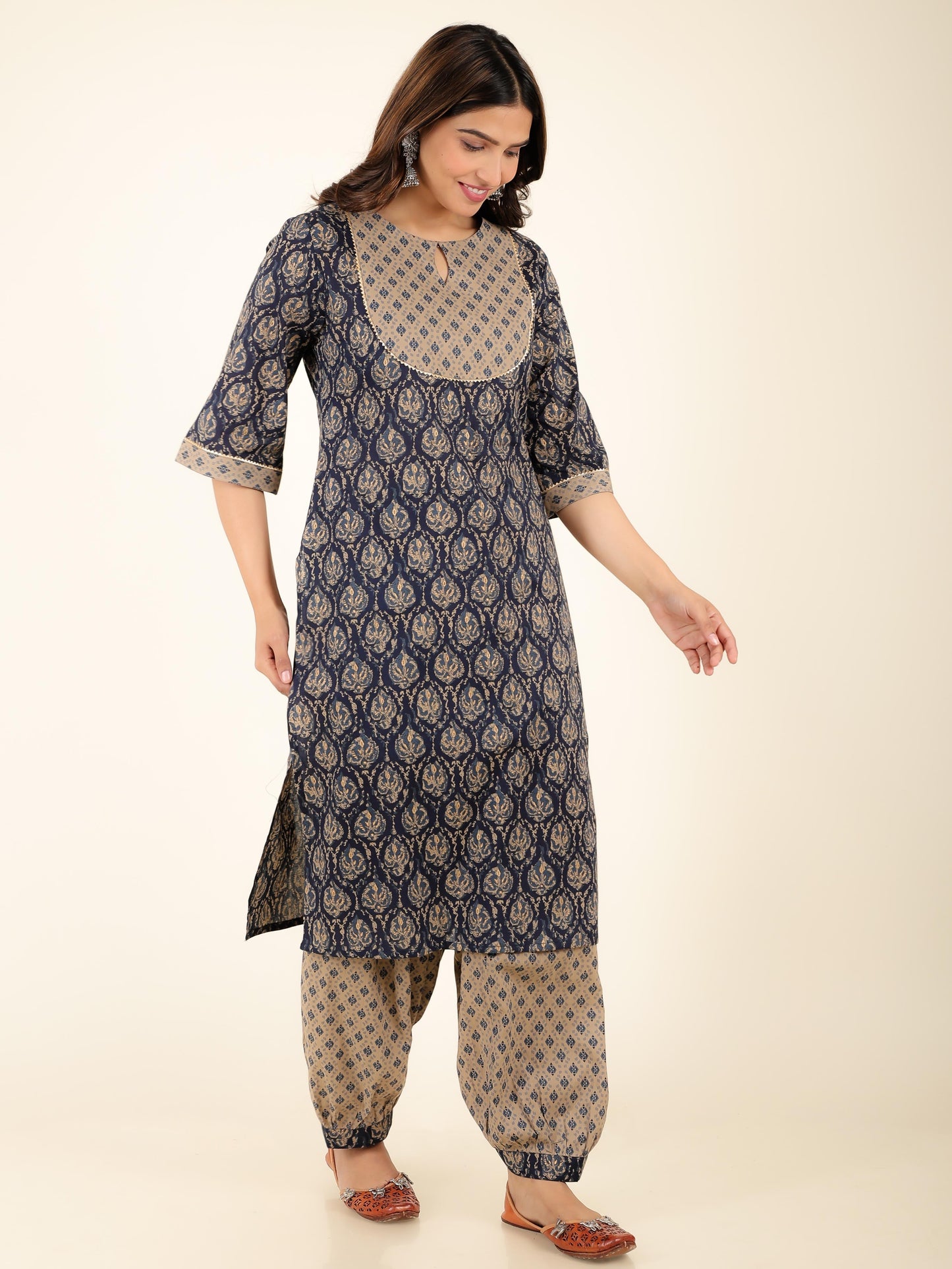 Soft Cotton Paisley Kurta