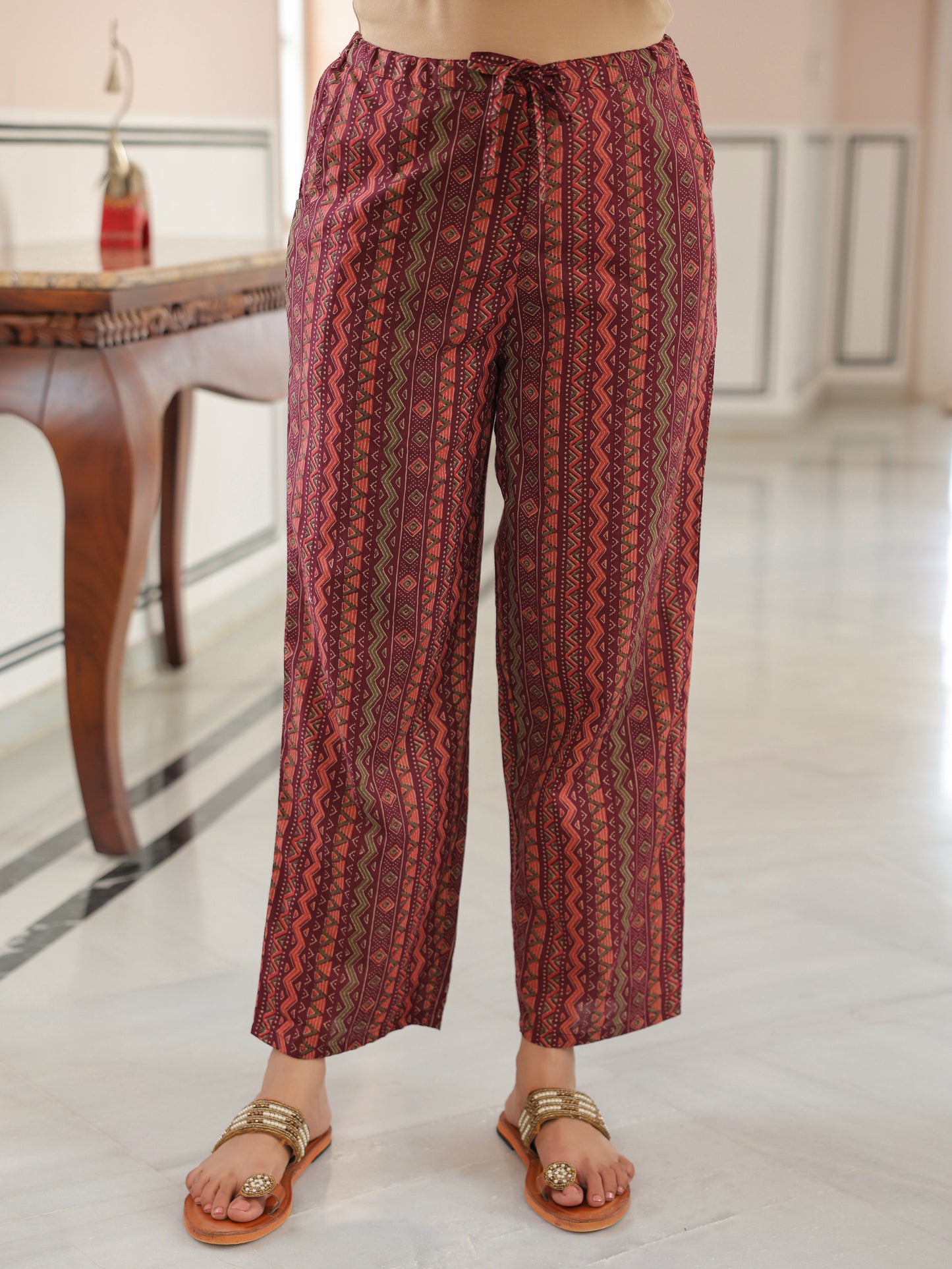 Soft Cotton Cheveron Pant