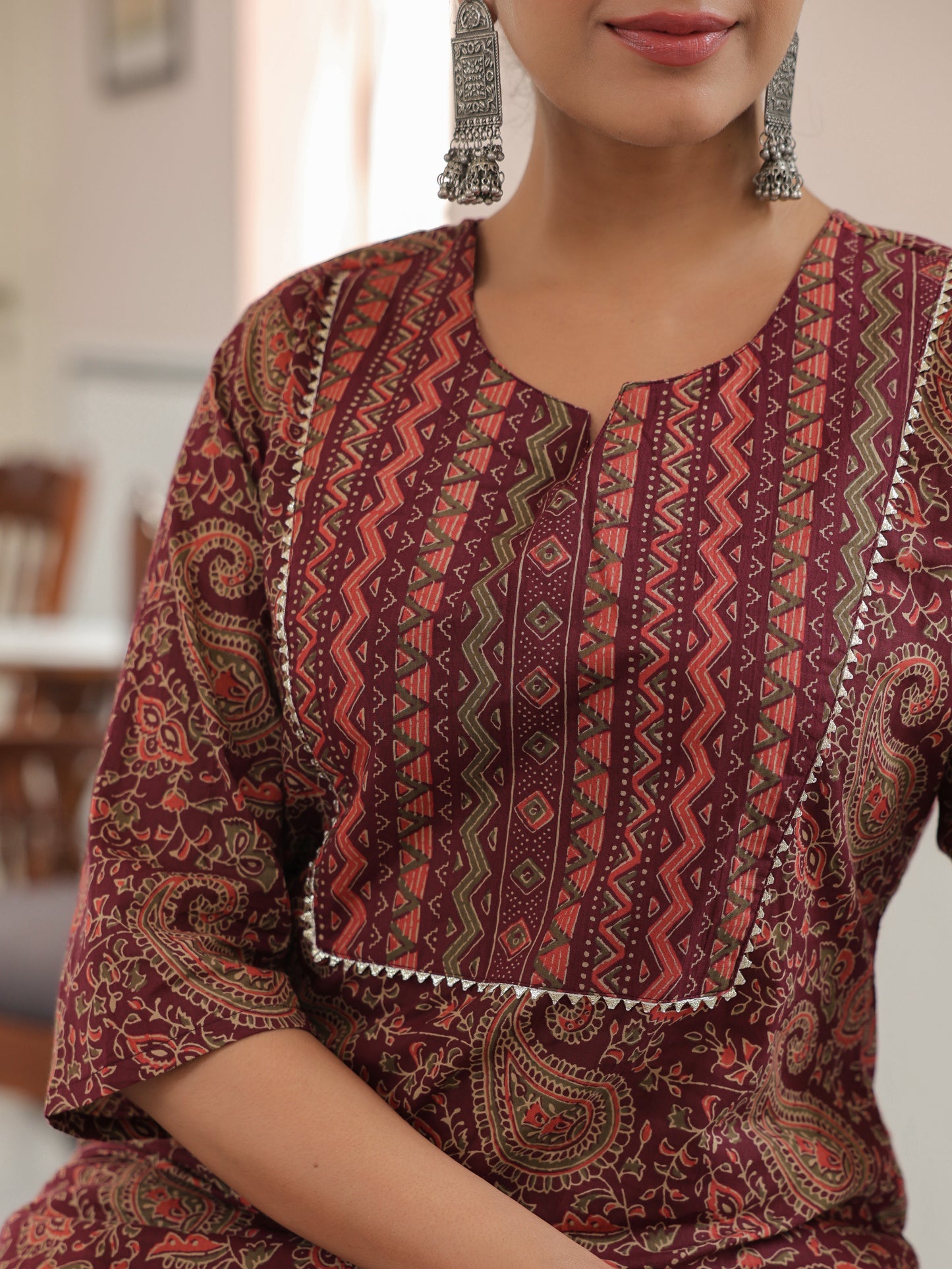 Soft Cotton Paisley Kurta