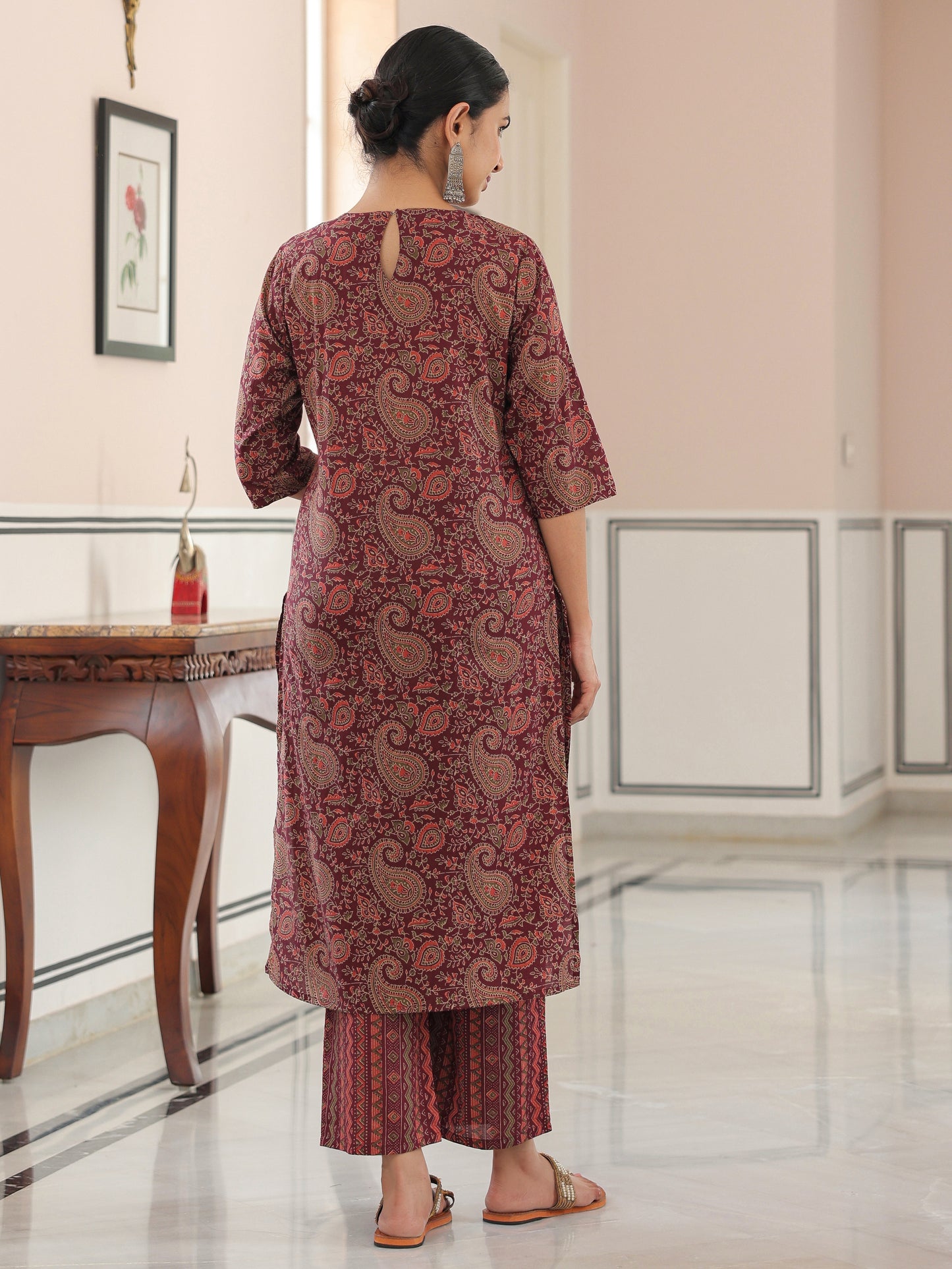 Soft Cotton Paisley Kurta