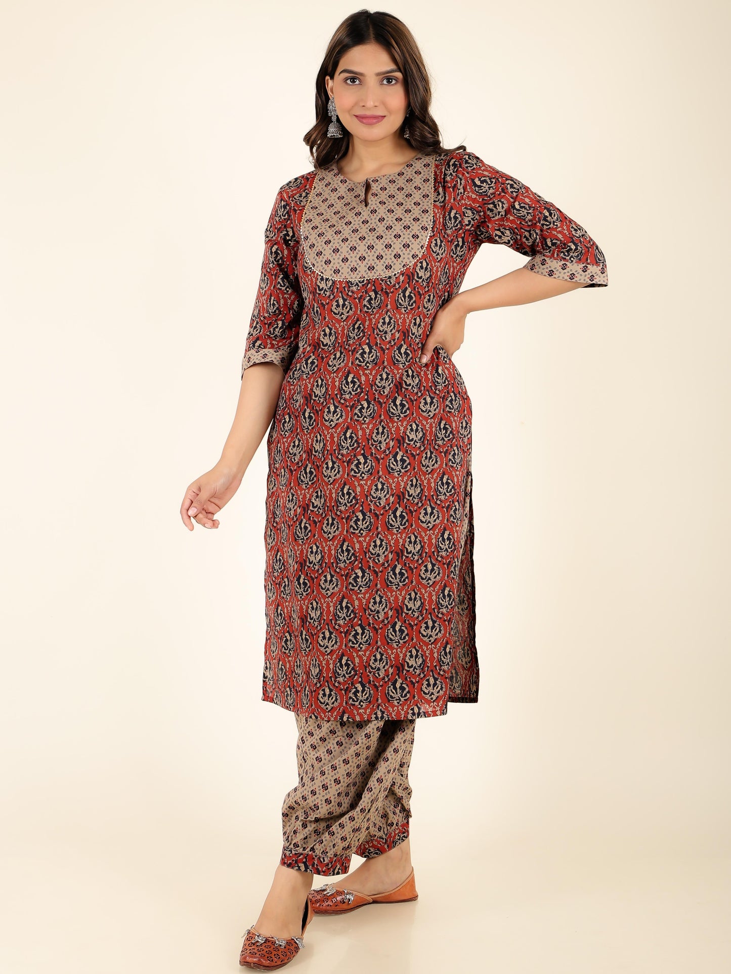 Soft Cotton Paisley Kurta