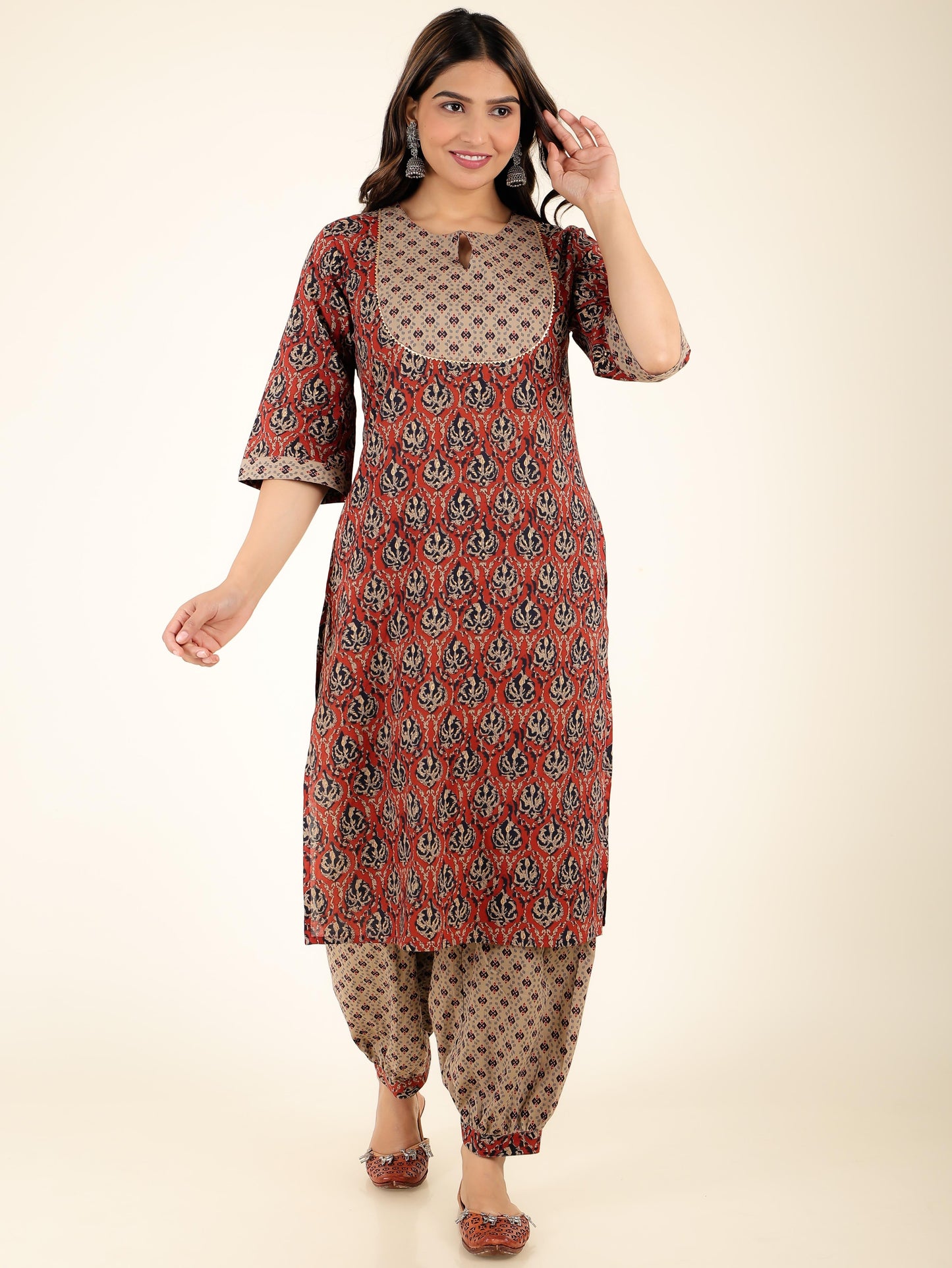 Soft Cotton Paisley Kurta