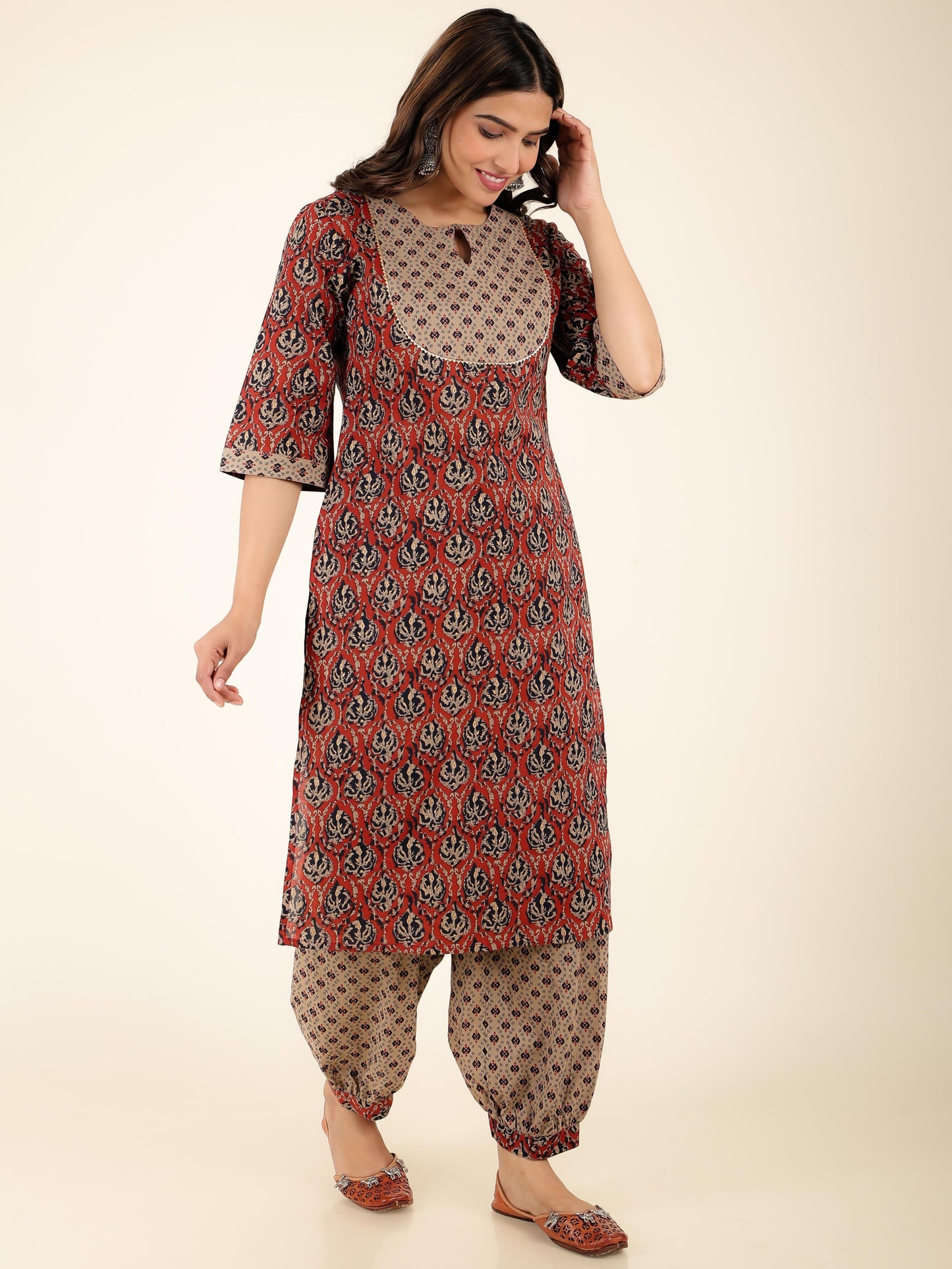 Soft Cotton Paisley Kurta