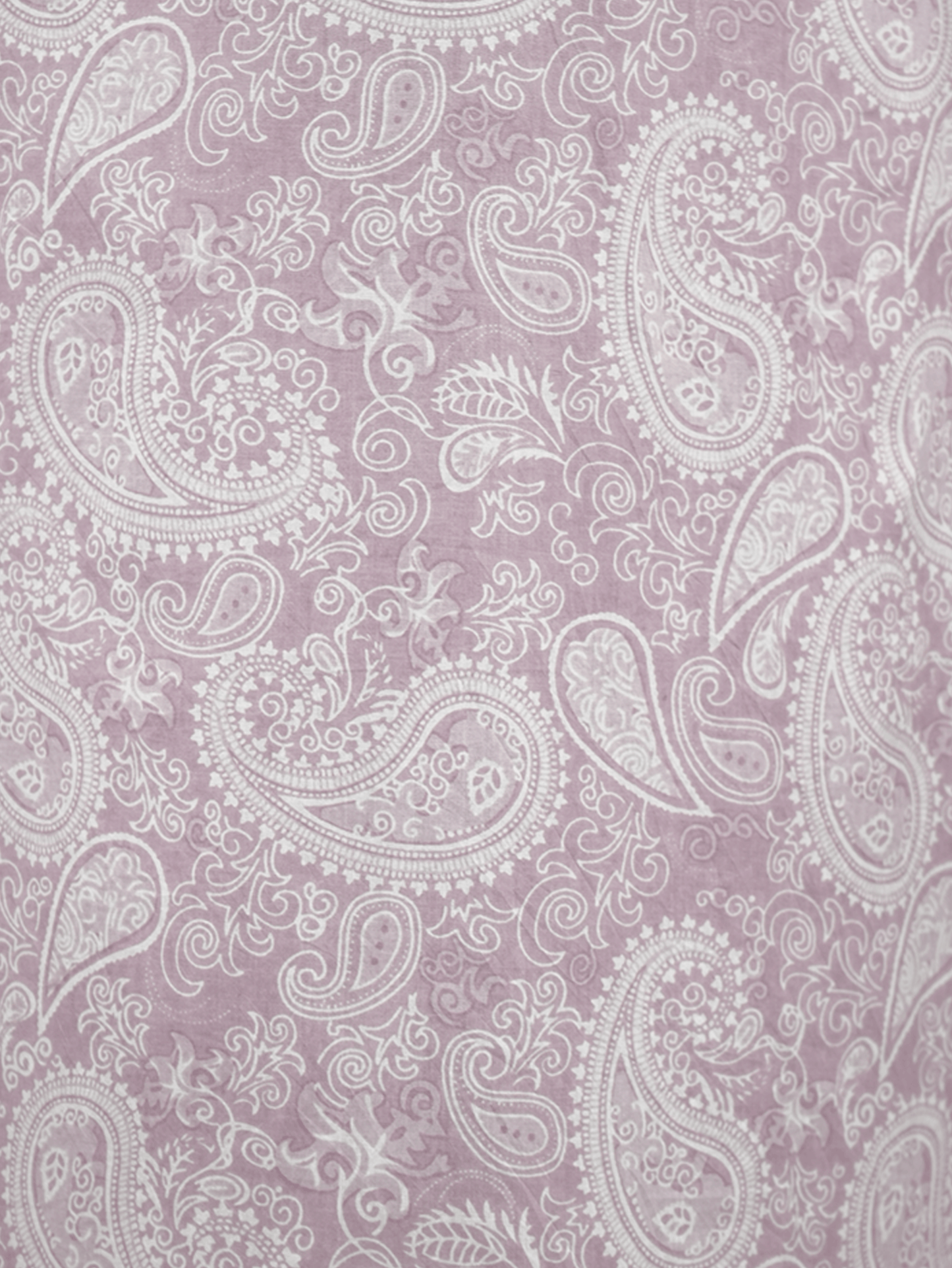 Soft Cotton Paisley Straight Purple Kurta