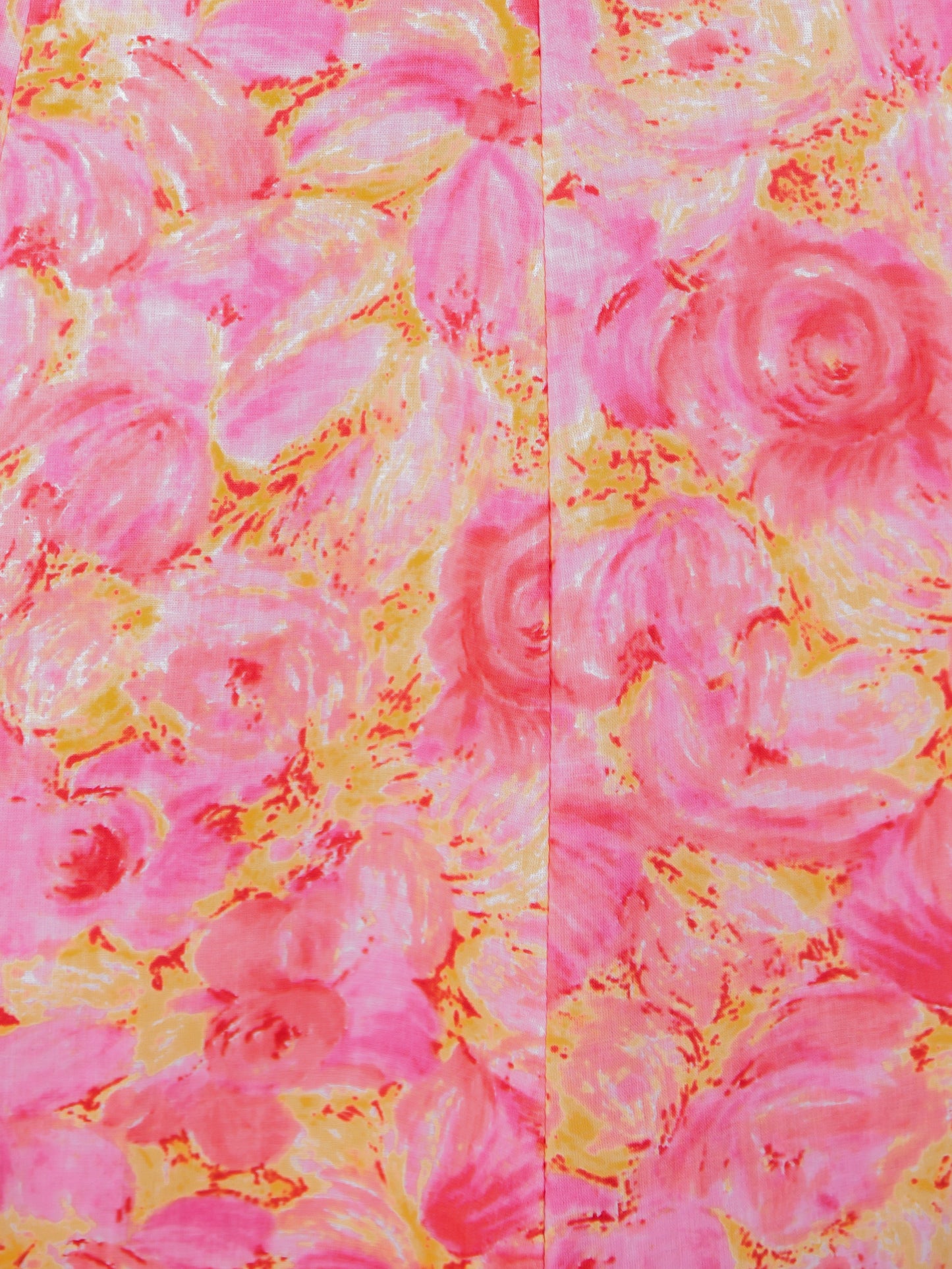 Soft Cotton Floral Flared Peach Kurta