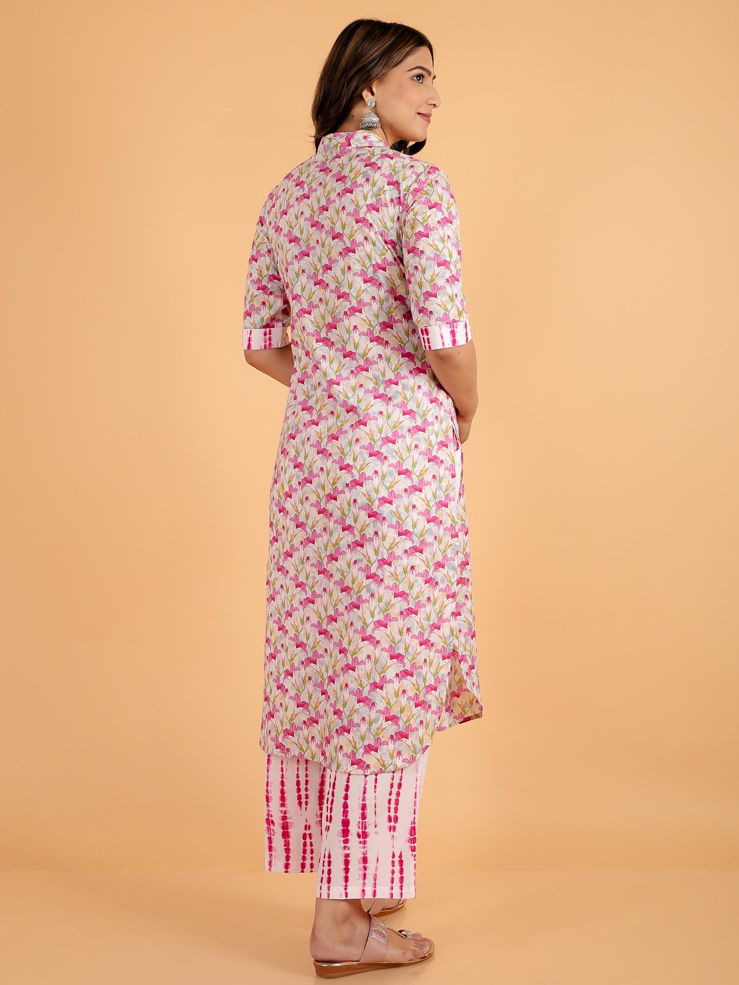 Soft Cotton Floral Kurta