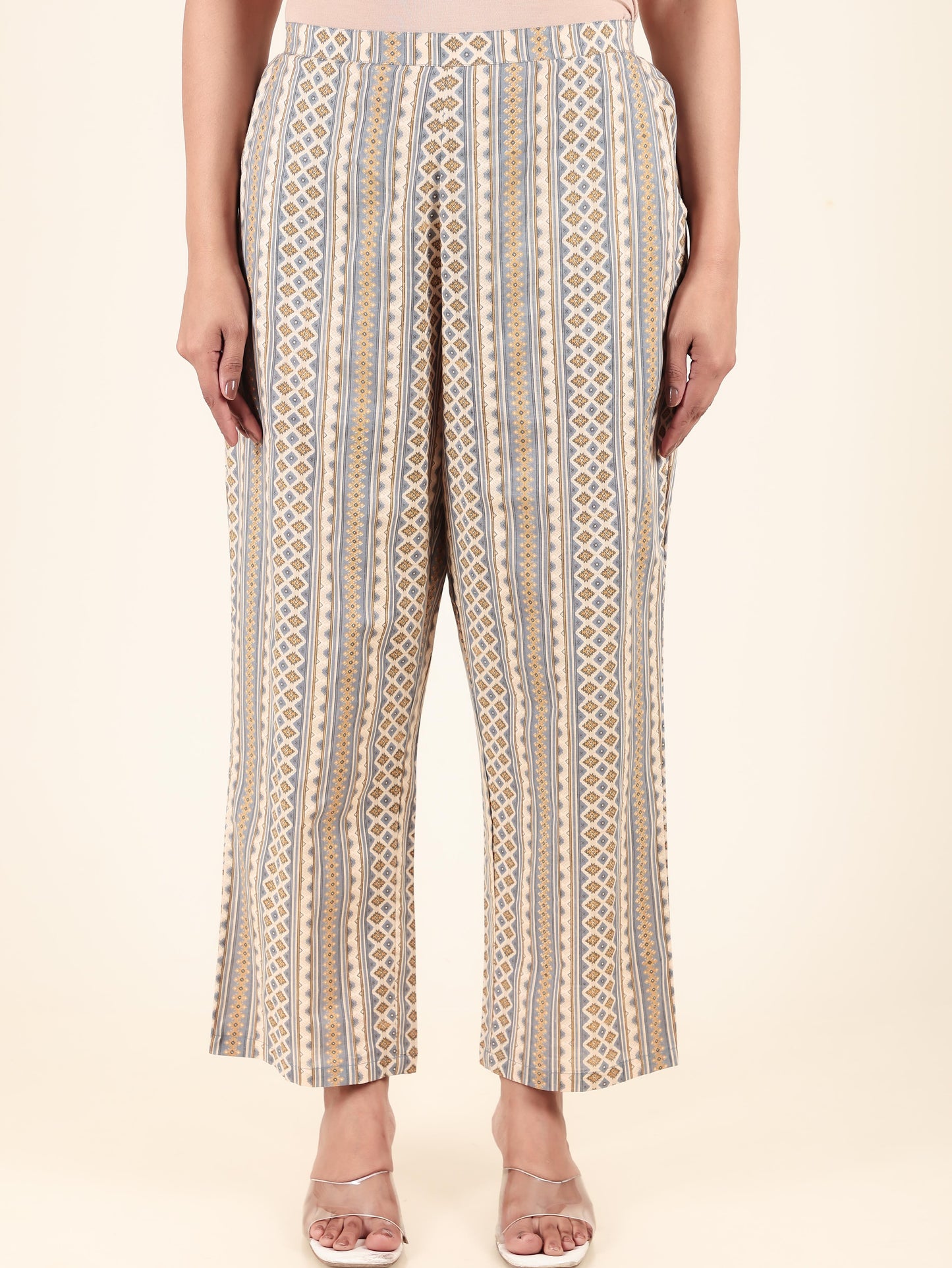 Soft Cotton Striped Pant