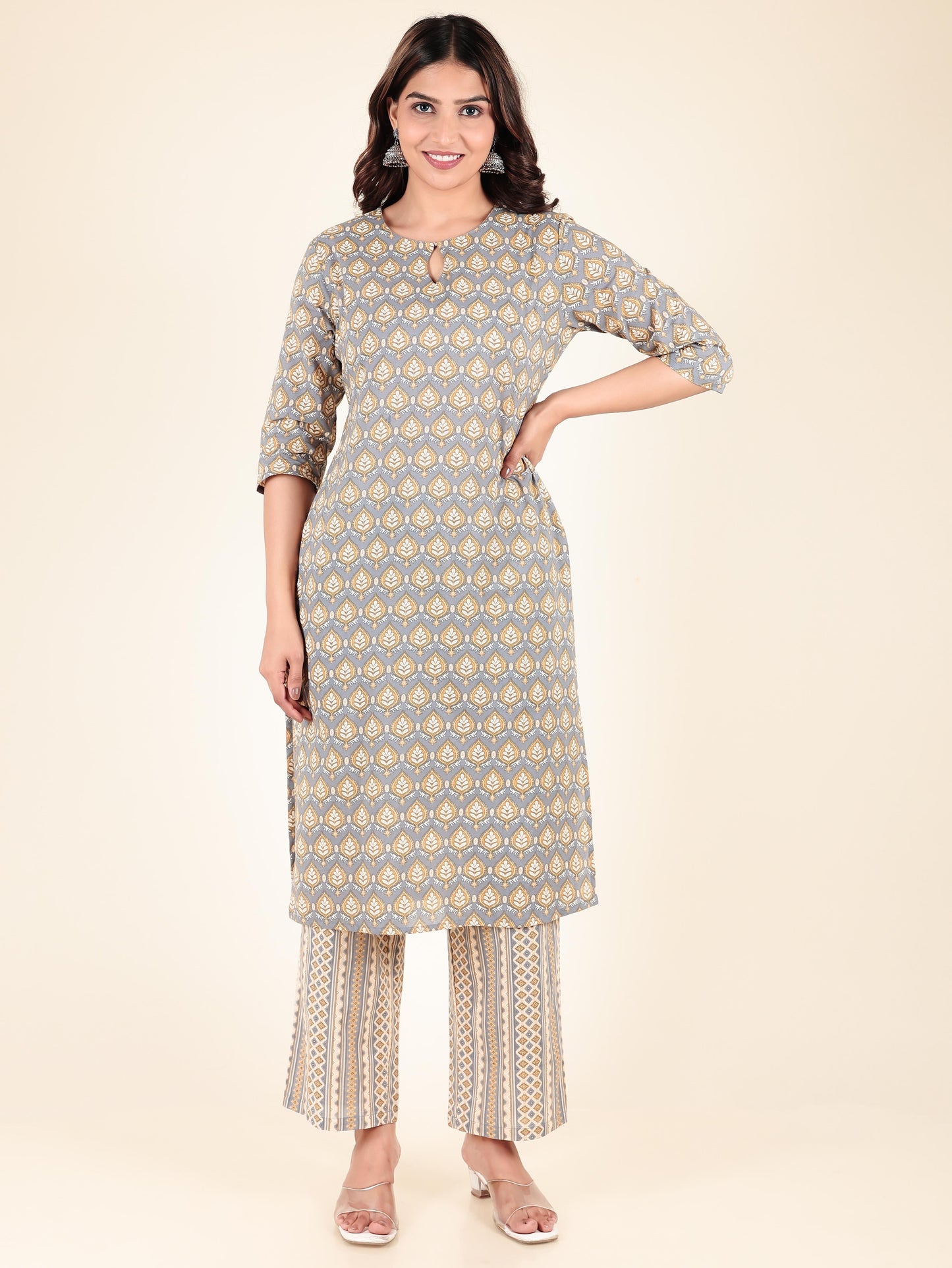 Soft Cotton Paisley Kurta