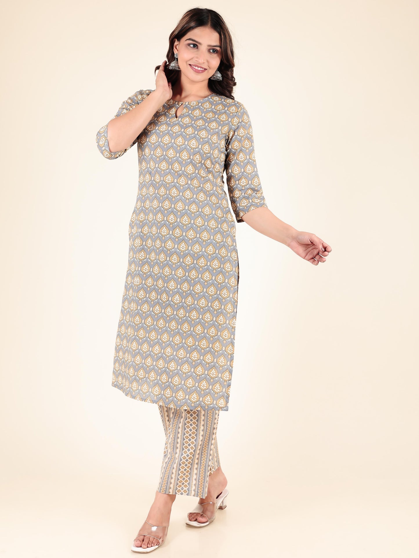 Soft Cotton Paisley Kurta