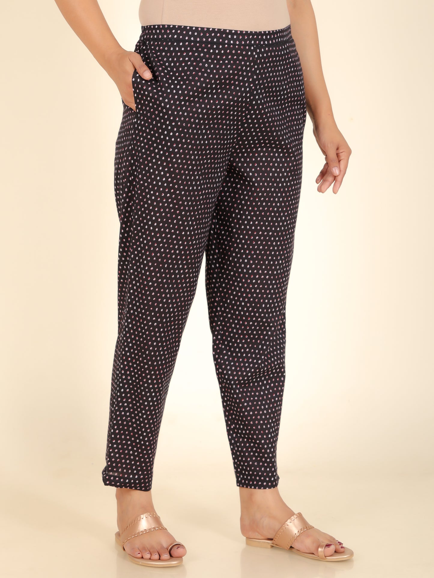 Soft Cotton Polka Pant