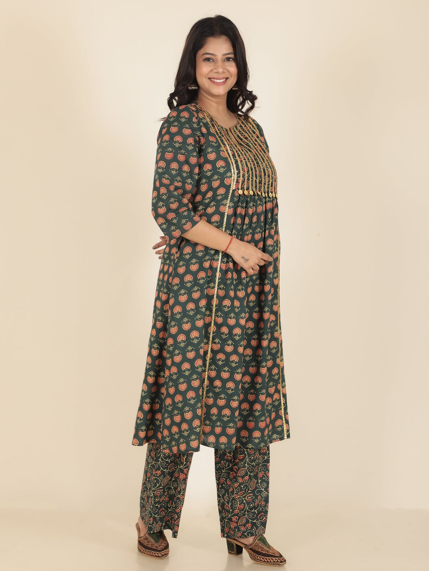 Soft Cotton Block Kurta