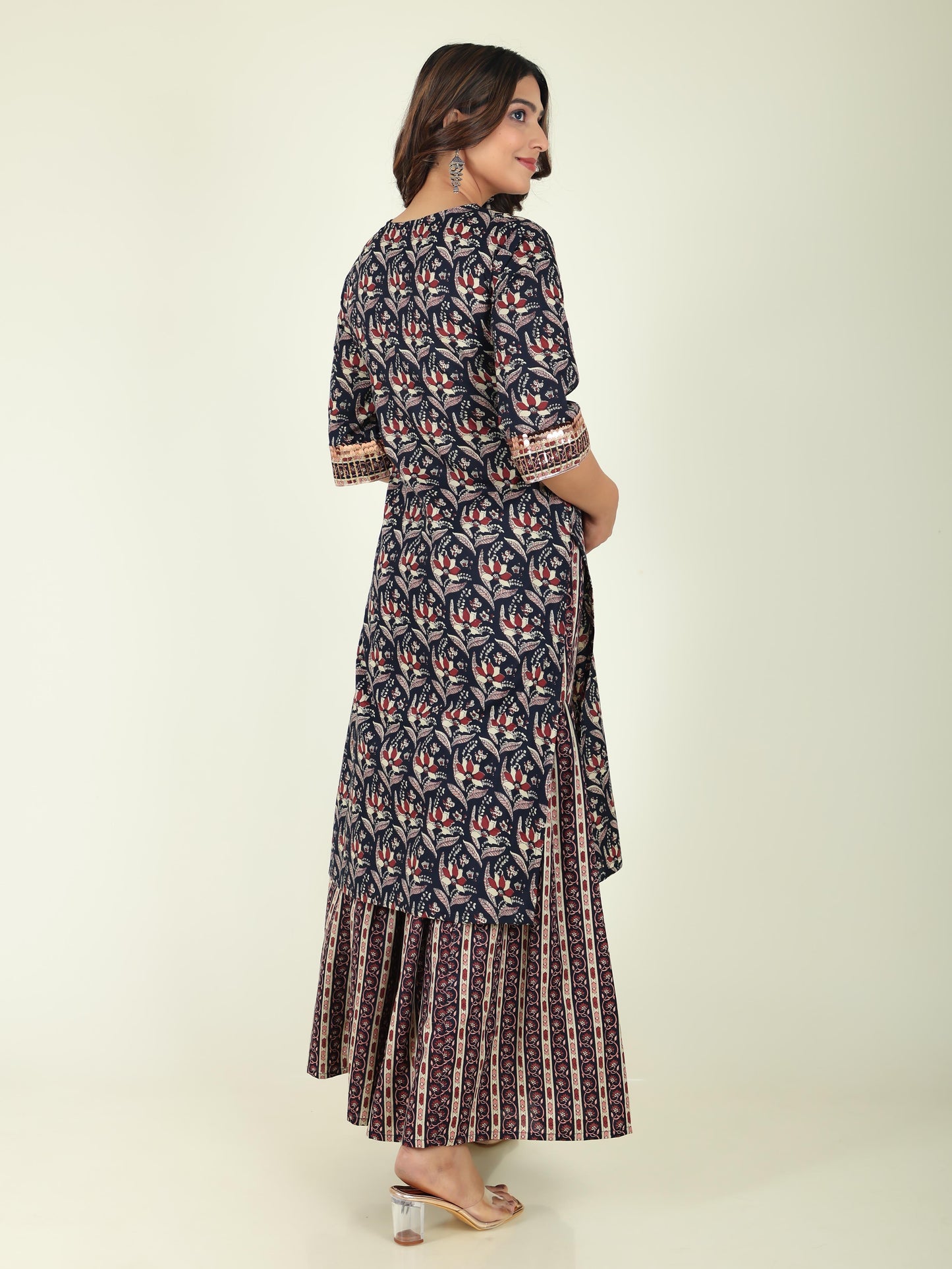 Soft Cotton Floral Kurta