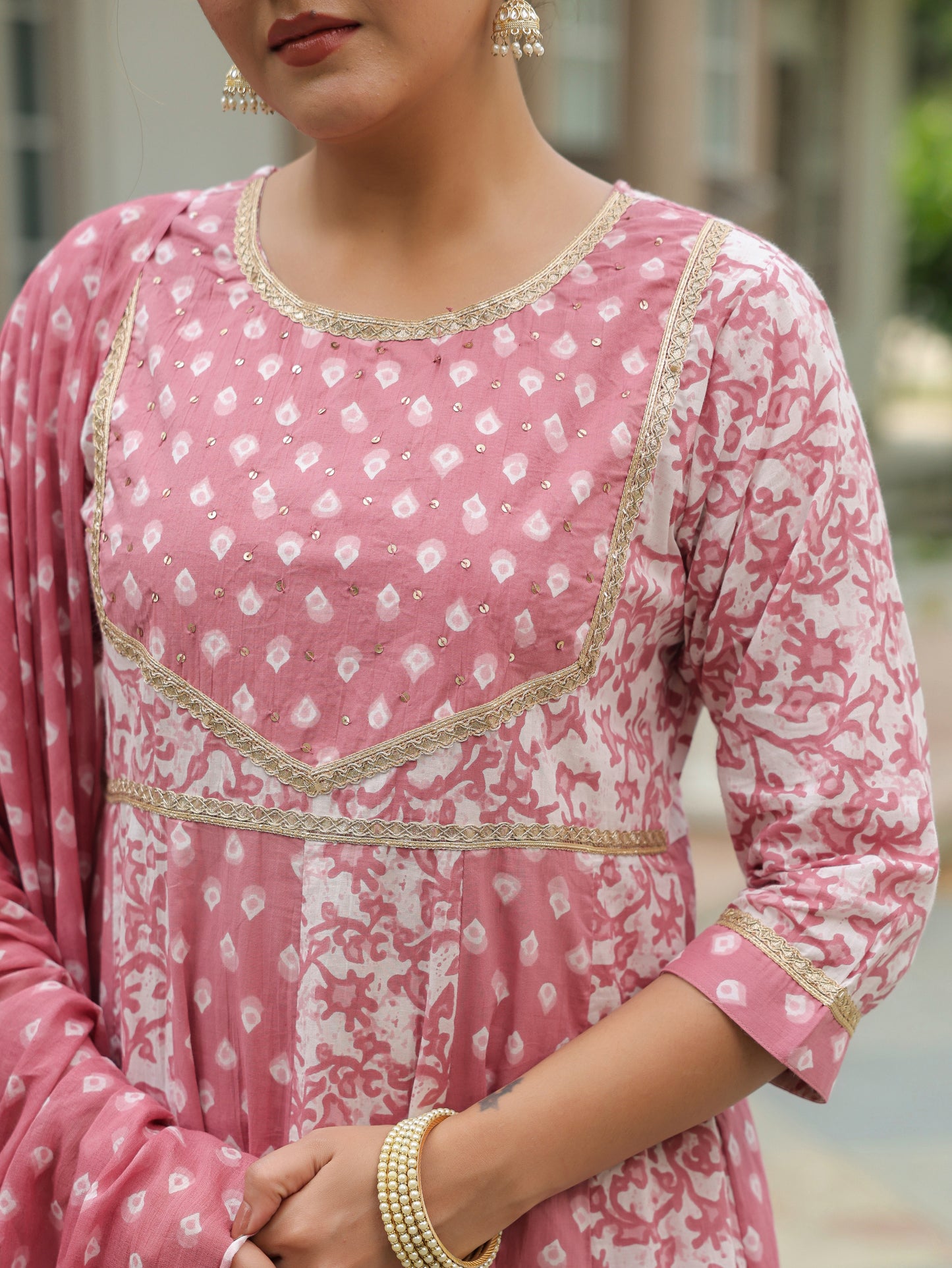 Soft Cotton Block Kurta