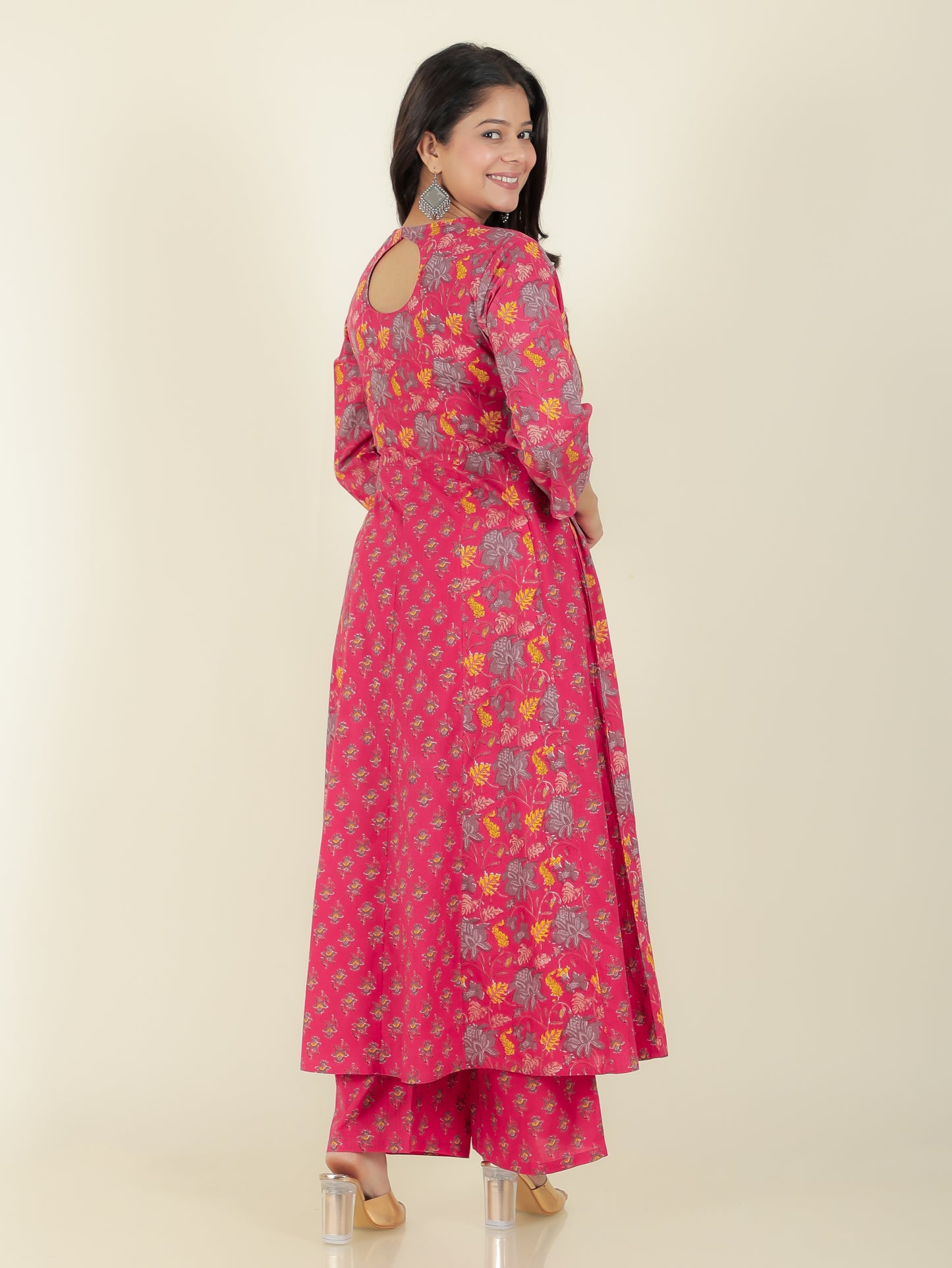 Soft Cotton Floral Kurta